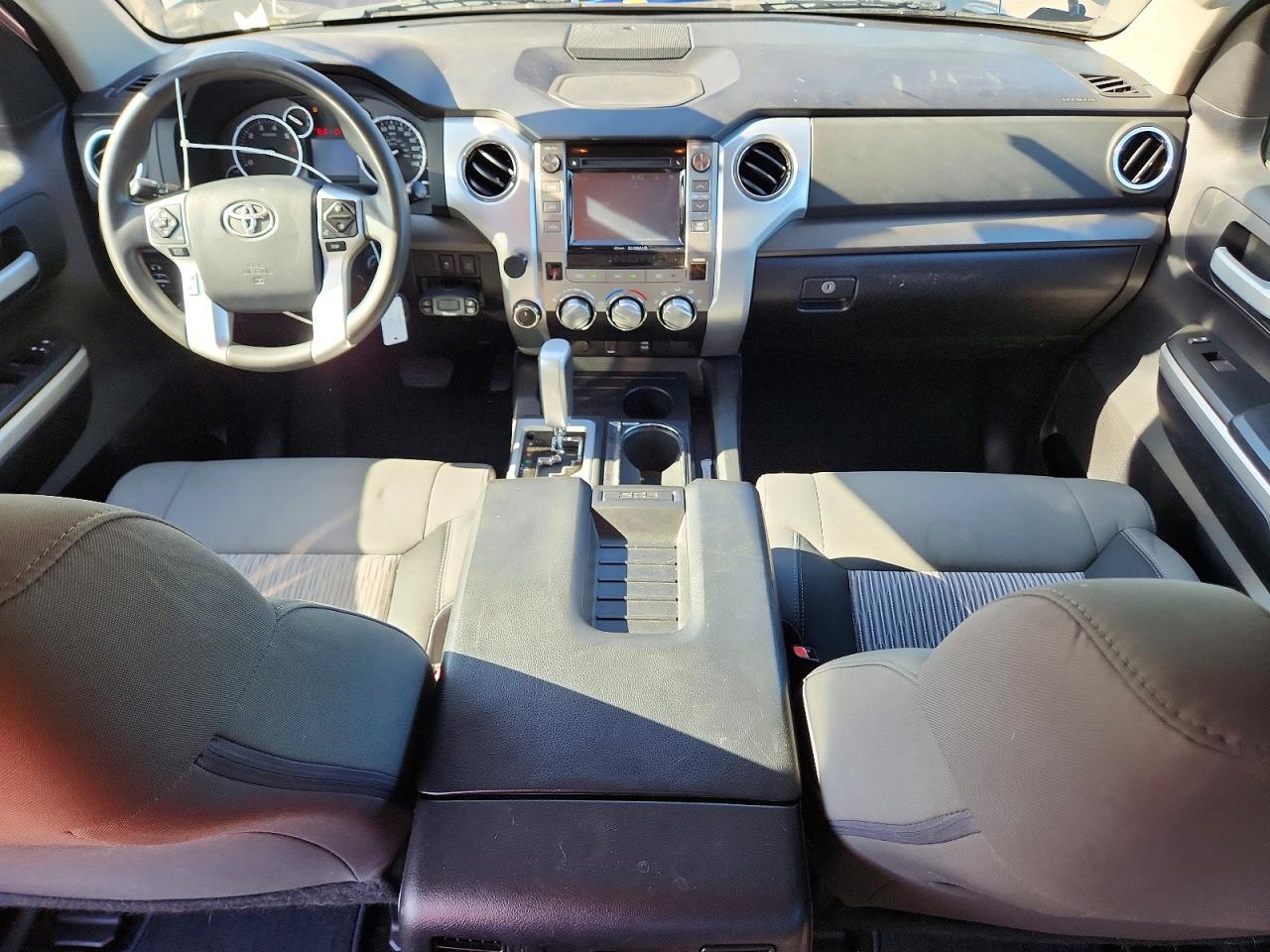 2014 Toyota Tundra Crewmax Sr5 Gray vin: 5TFDW5F13EX389826