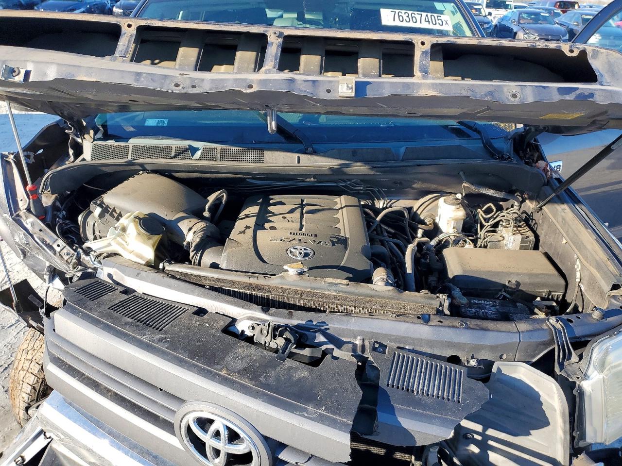 2015 Toyota Tundra Crewmax Sr5 Серый vin: 5TFDW5F13FX417304