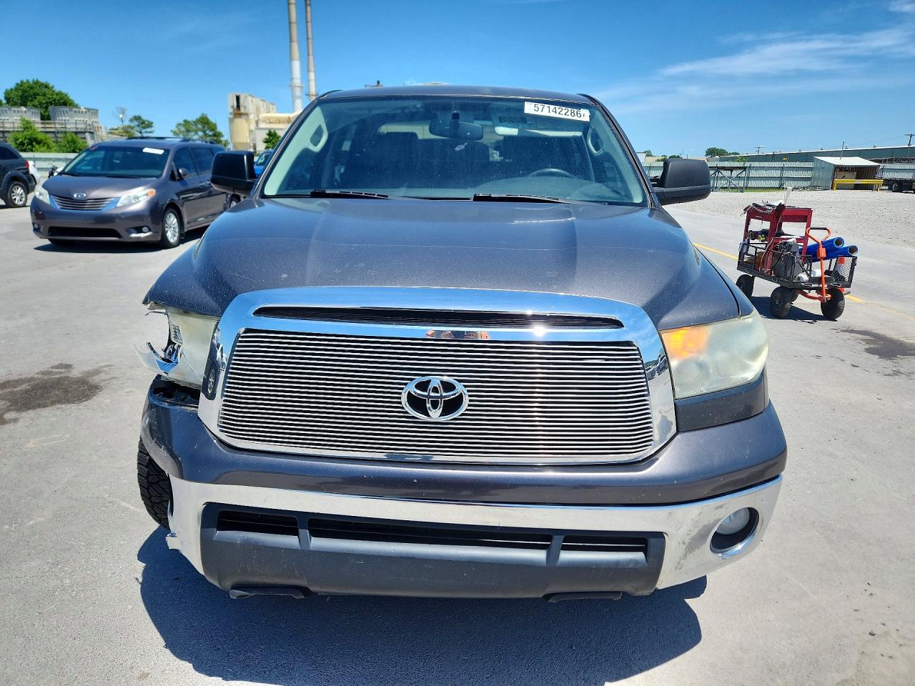 2012 Toyota Tundra Crewmax Sr5 Gray vin: 5TFDW5F14CX240807