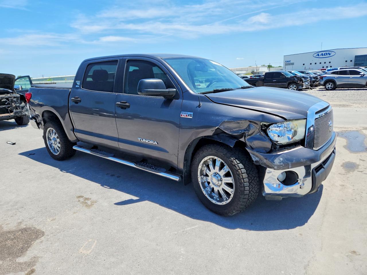 2012 Toyota Tundra Crewmax Sr5 Gray vin: 5TFDW5F14CX240807