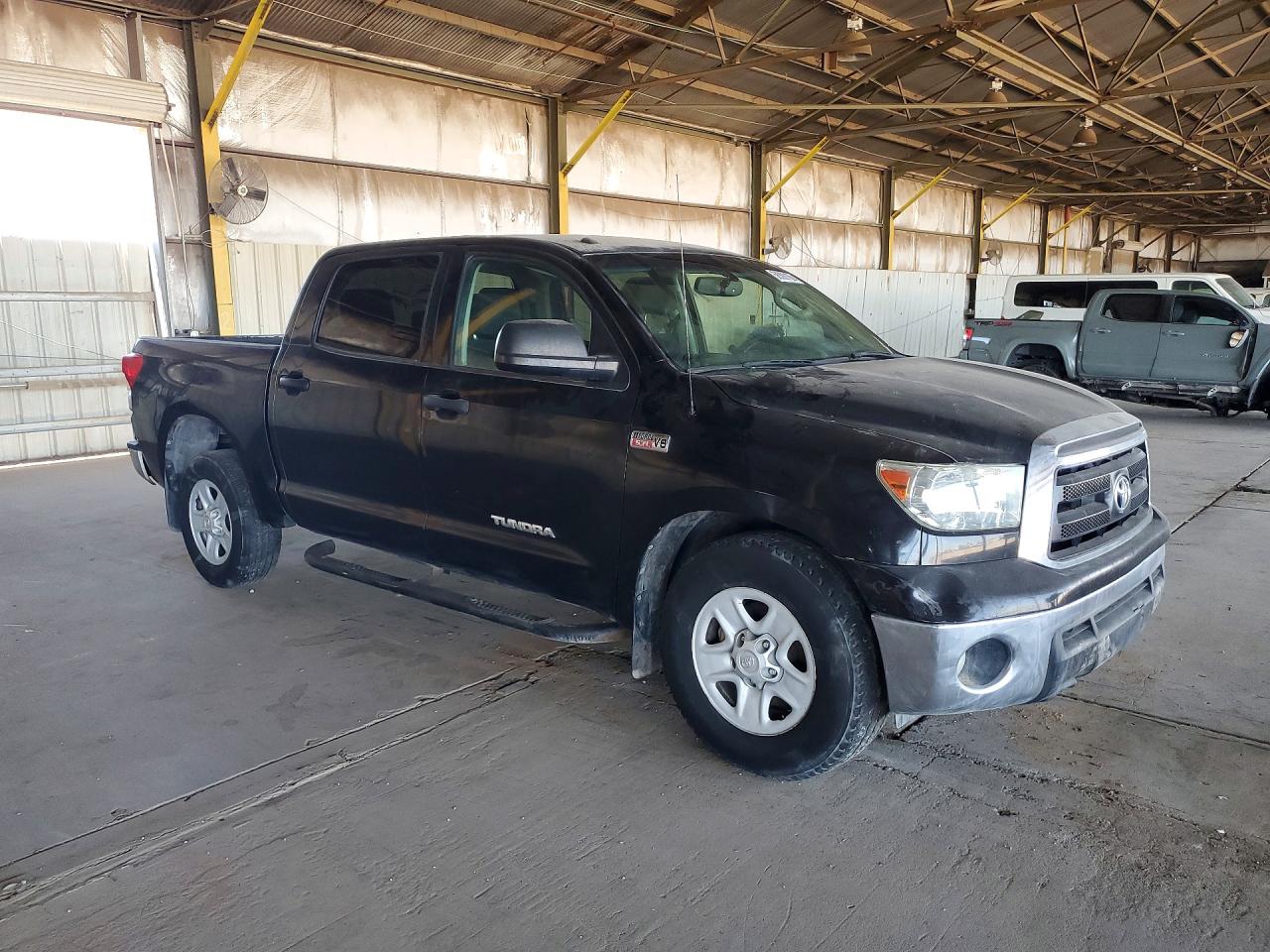 2013 Toyota Tundra Crewmax Sr5 Black vin: 5TFDW5F14DX287837