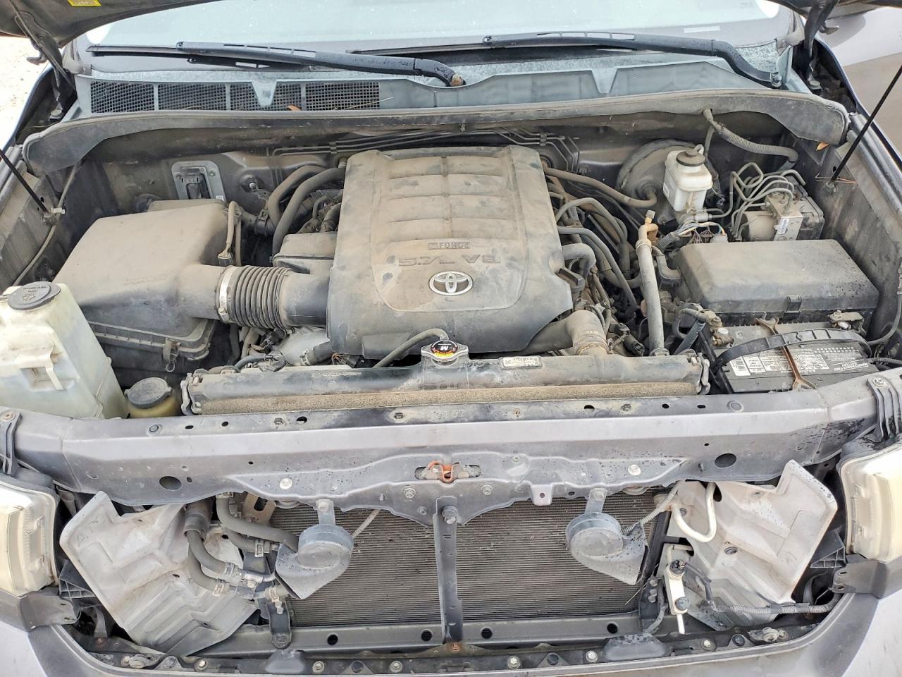 2013 Toyota Tundra Crewmax Sr5 Gray vin: 5TFDW5F14DX322828