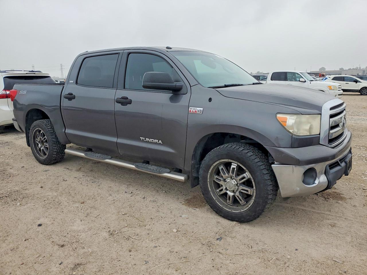 2013 Toyota Tundra Crewmax Sr5 Gray vin: 5TFDW5F14DX322828
