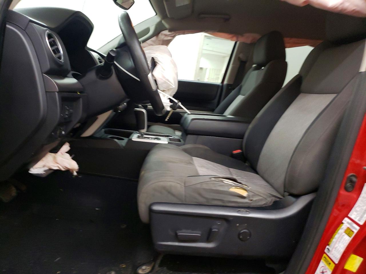 2014 Toyota Tundra Crewmax Sr5 Red vin: 5TFDW5F14EX379919
