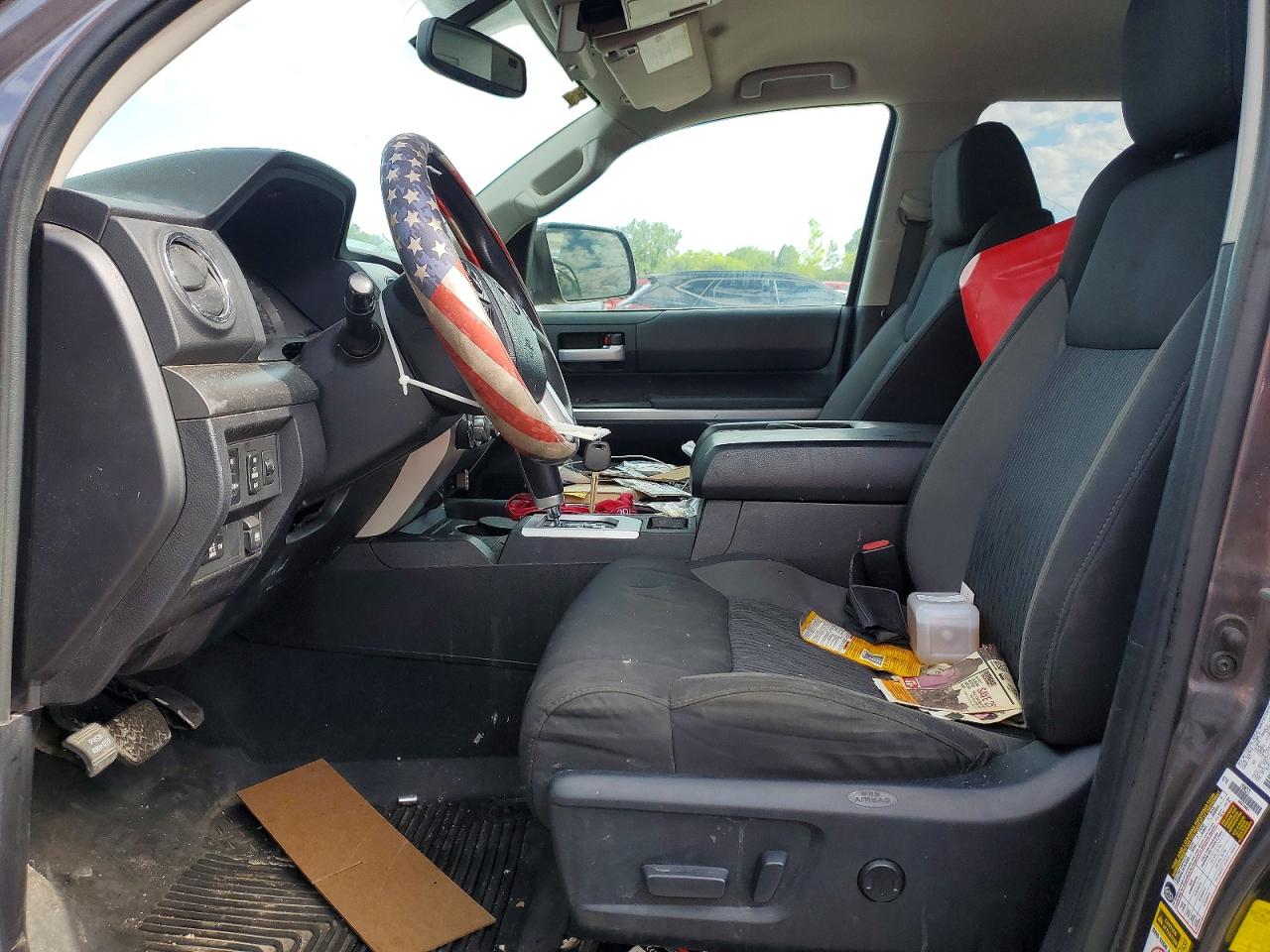 2014 Toyota Tundra Crewmax Sr5 Серый vin: 5TFDW5F14EX390435