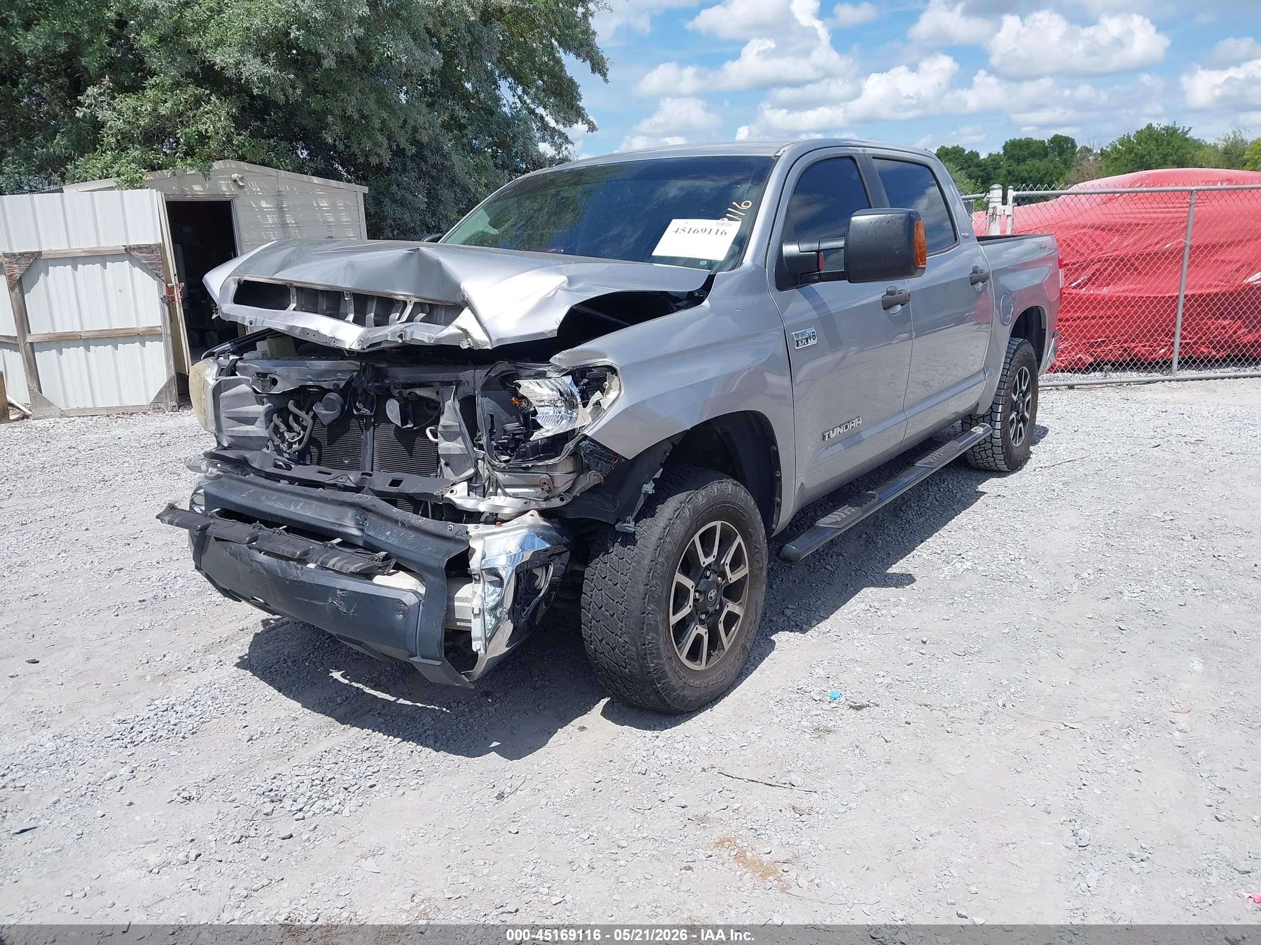 2015 Toyota Tundra Sr5 5.7l V8 Серебряный vin: 5TFDW5F14FX465233