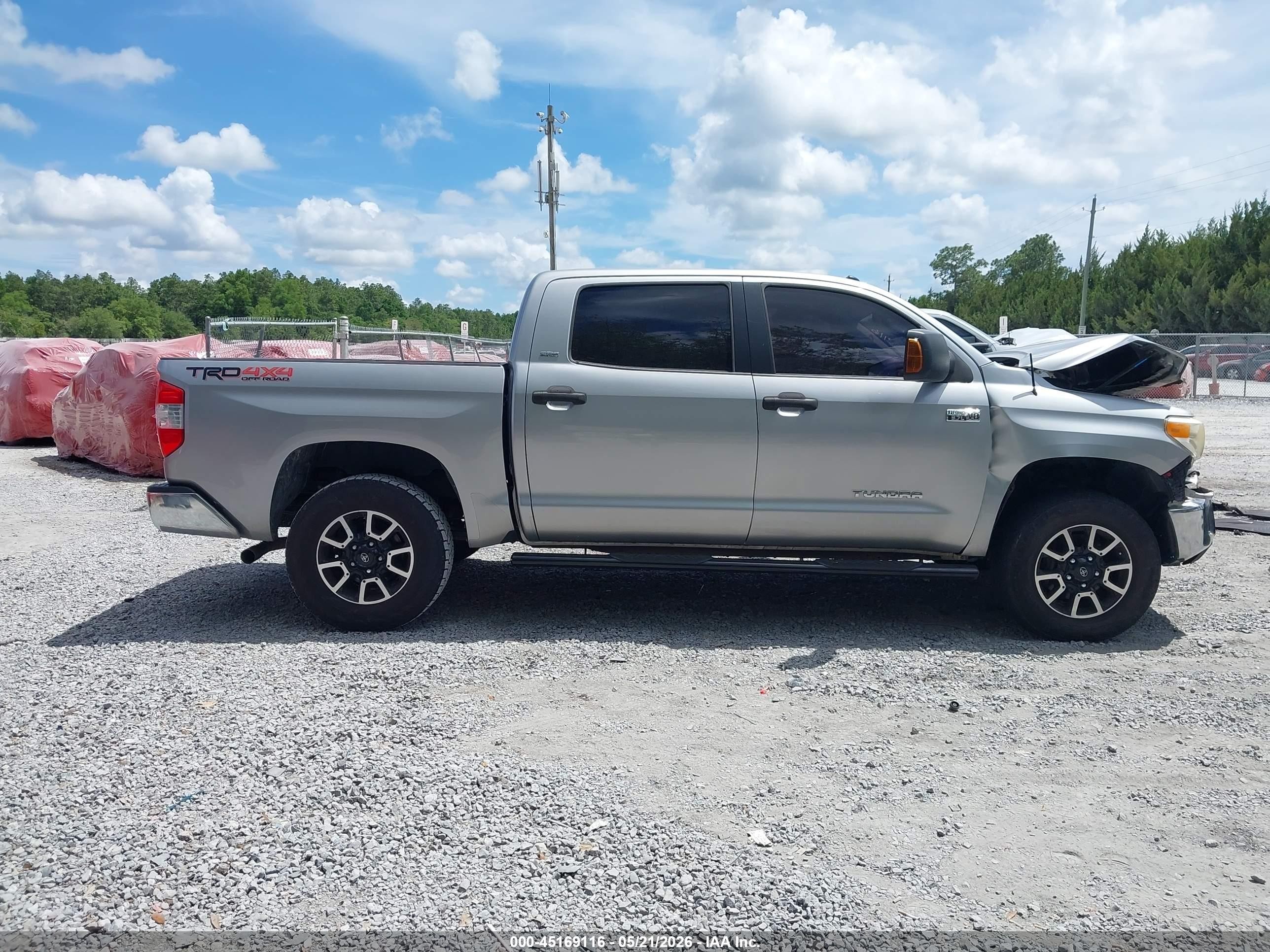 2015 Toyota Tundra Sr5 5.7l V8 Серебряный vin: 5TFDW5F14FX465233