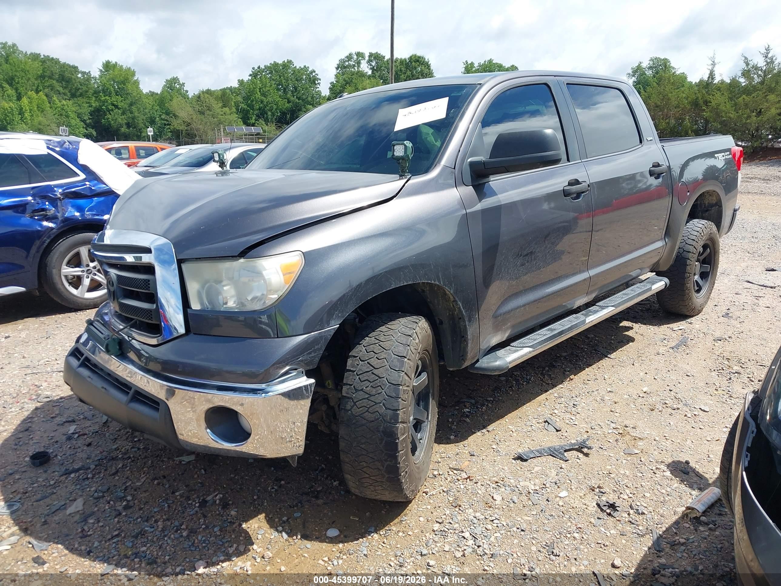 2011 Toyota Tundra Grade 5.7l V8 Gray vin: 5TFDW5F15BX207961