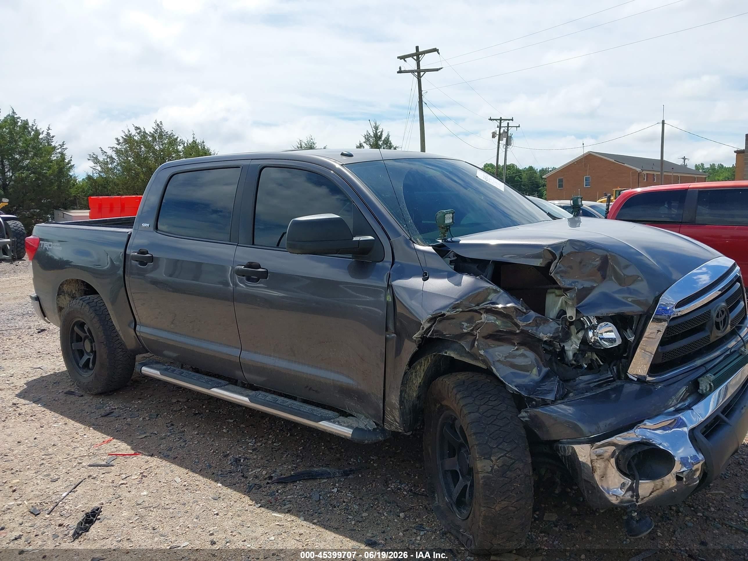 2011 Toyota Tundra Grade 5.7l V8 Gray vin: 5TFDW5F15BX207961