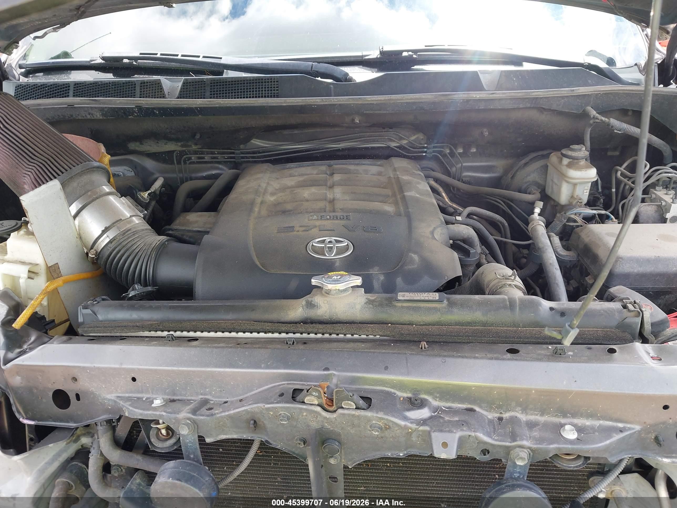 2011 Toyota Tundra Grade 5.7l V8 Gray vin: 5TFDW5F15BX207961