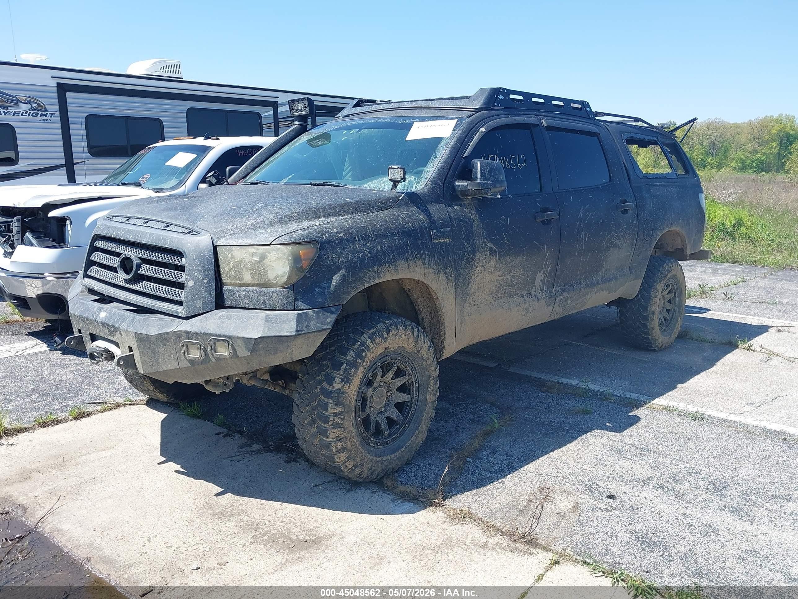 2012 Toyota Tundra Grade 5.7l V8 Black vin: 5TFDW5F15CX230691