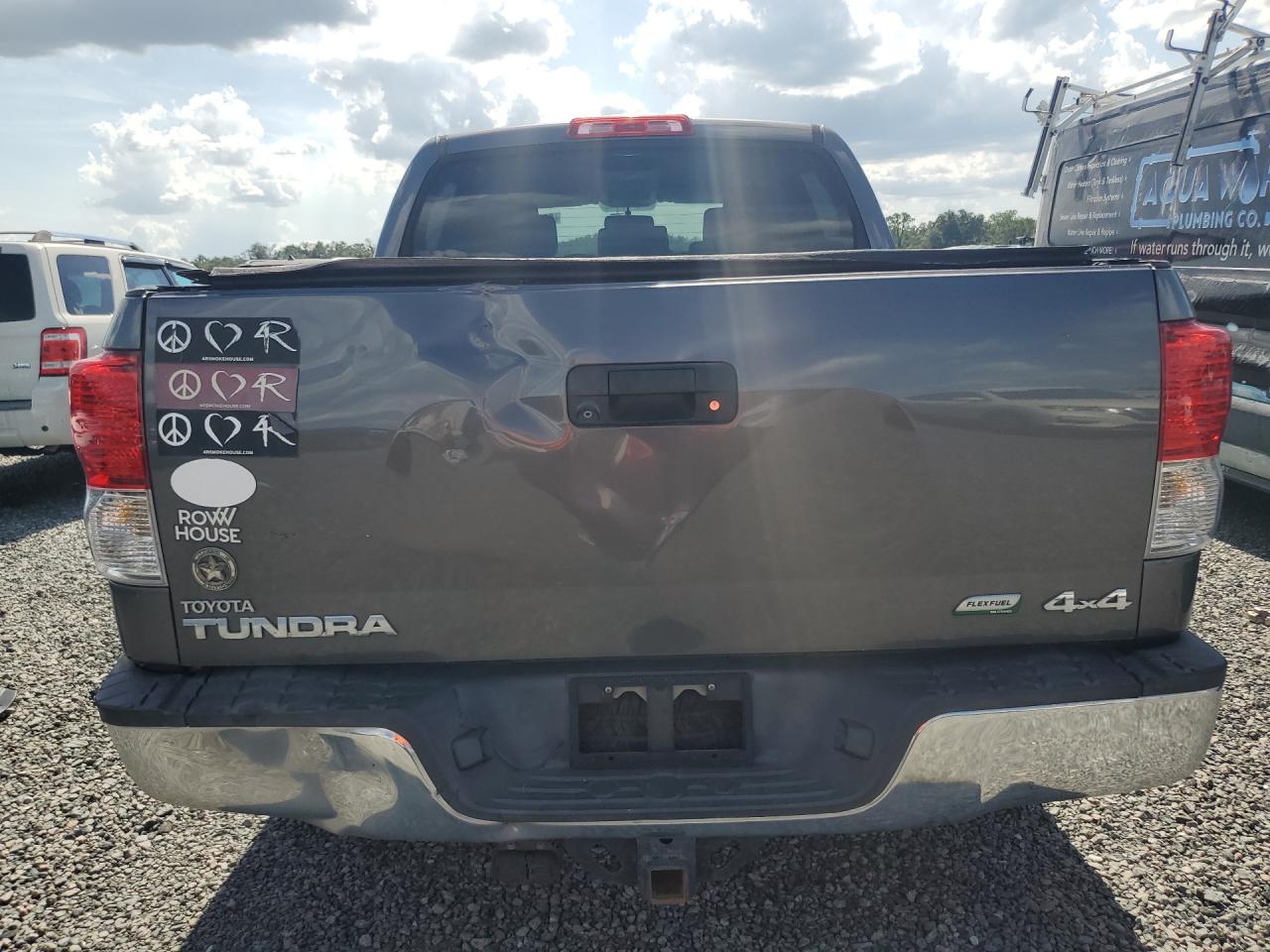2012 Toyota Tundra Crewmax Sr5 Gray vin: 5TFDW5F15CX232697