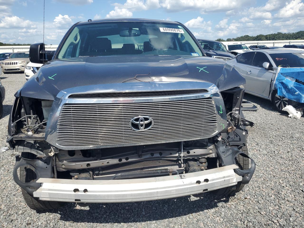 2012 Toyota Tundra Crewmax Sr5 Gray vin: 5TFDW5F15CX232697
