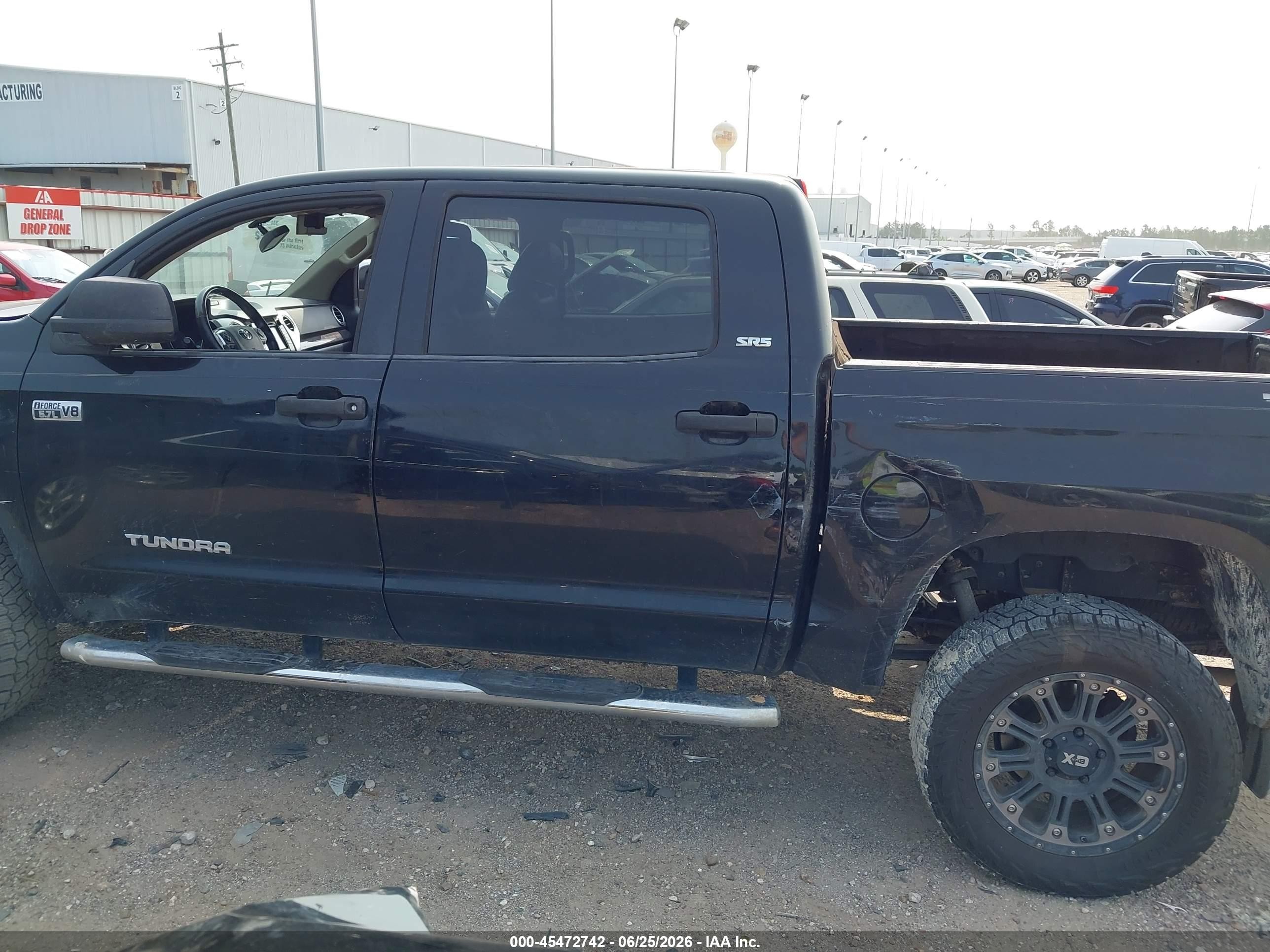2014 Toyota Tundra Sr5 5.7l V8 Black vin: 5TFDW5F15EX380318
