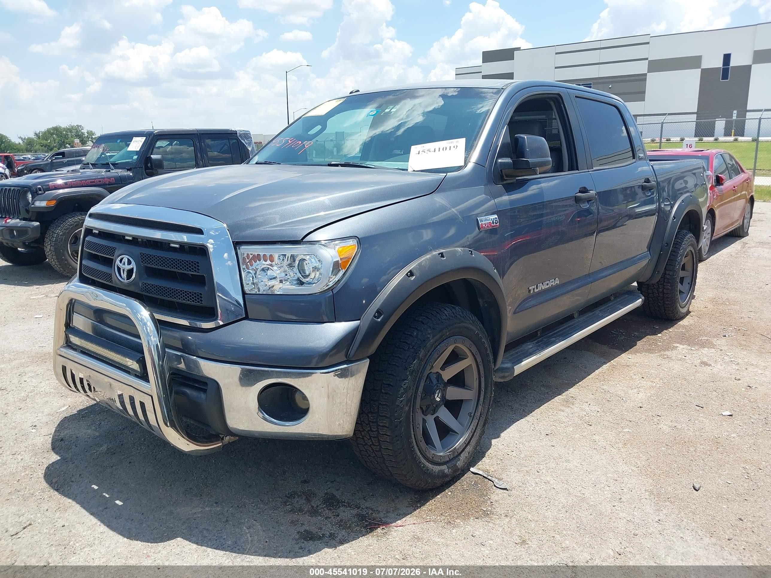 2010 Toyota Tundra Grade 5.7l V8 Gray vin: 5TFDW5F16AX152077