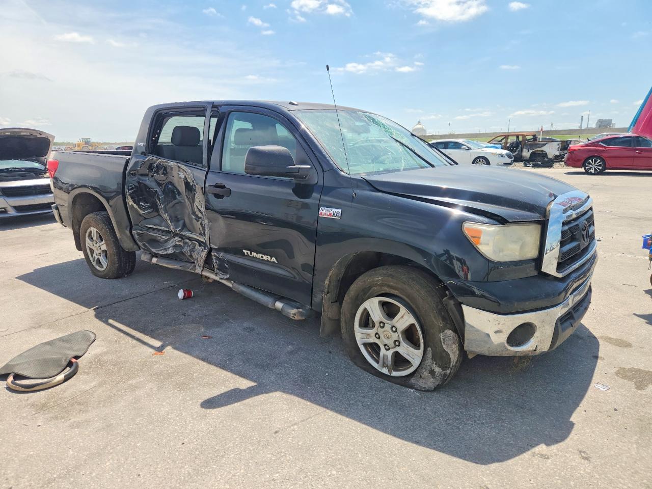 2011 Toyota Tundra Crewmax Sr5 Black vin: 5TFDW5F16BX188028