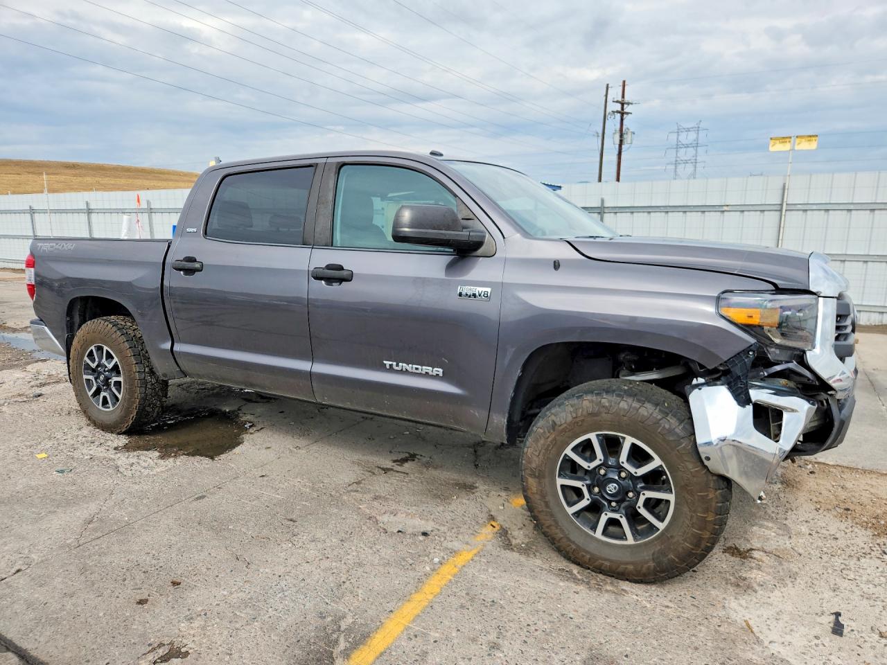 2015 Toyota Tundra Sr5 Gray vin: 5TFDW5F16FX437515