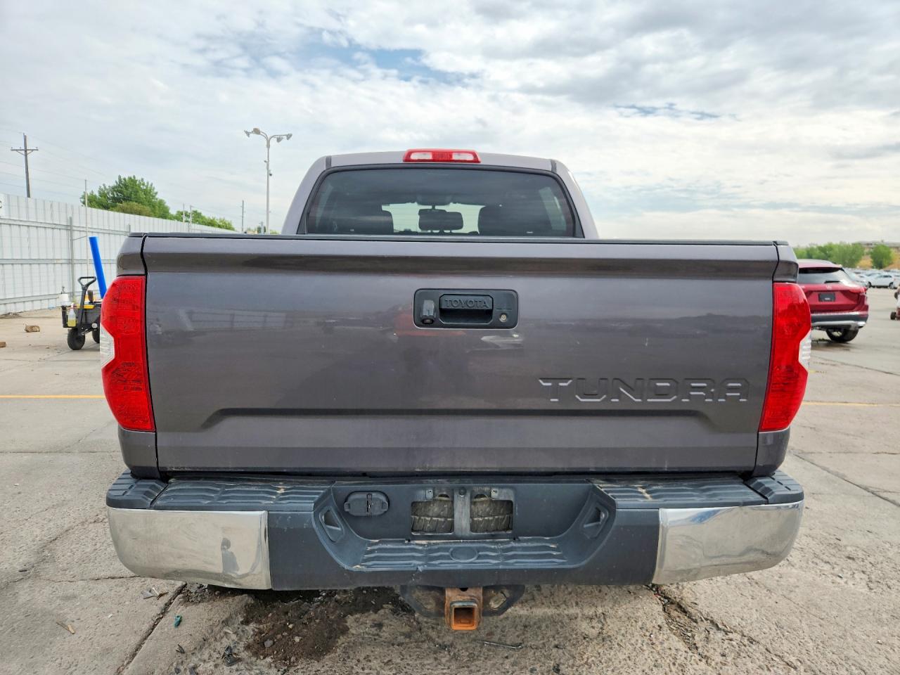 2015 Toyota Tundra Sr5 Gray vin: 5TFDW5F16FX437515