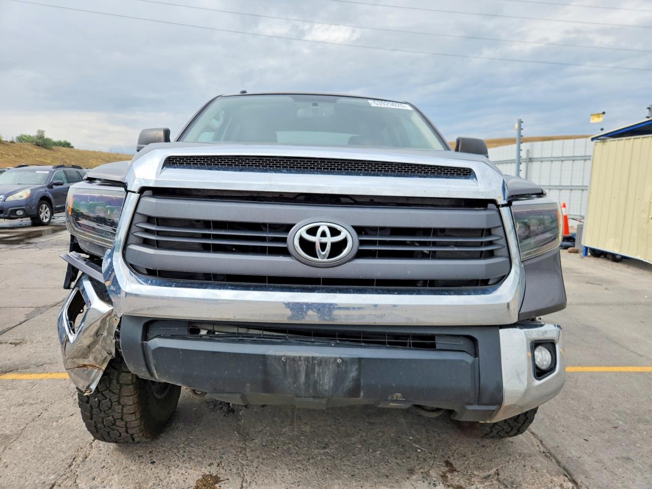 2015 Toyota Tundra Sr5 Gray vin: 5TFDW5F16FX437515