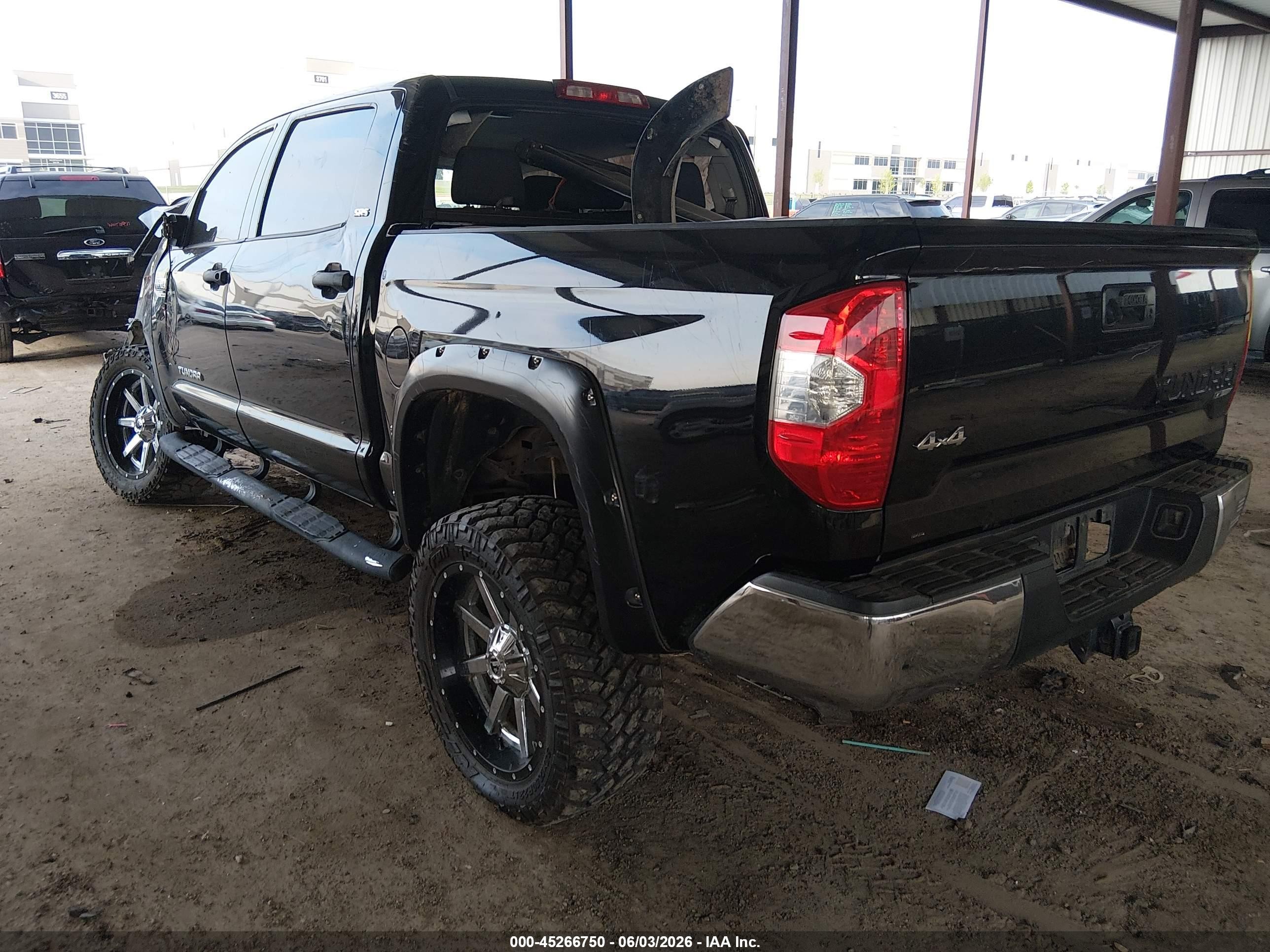 2015 Toyota Tundra Sr5 5.7l V8 Black vin: 5TFDW5F16FX454654