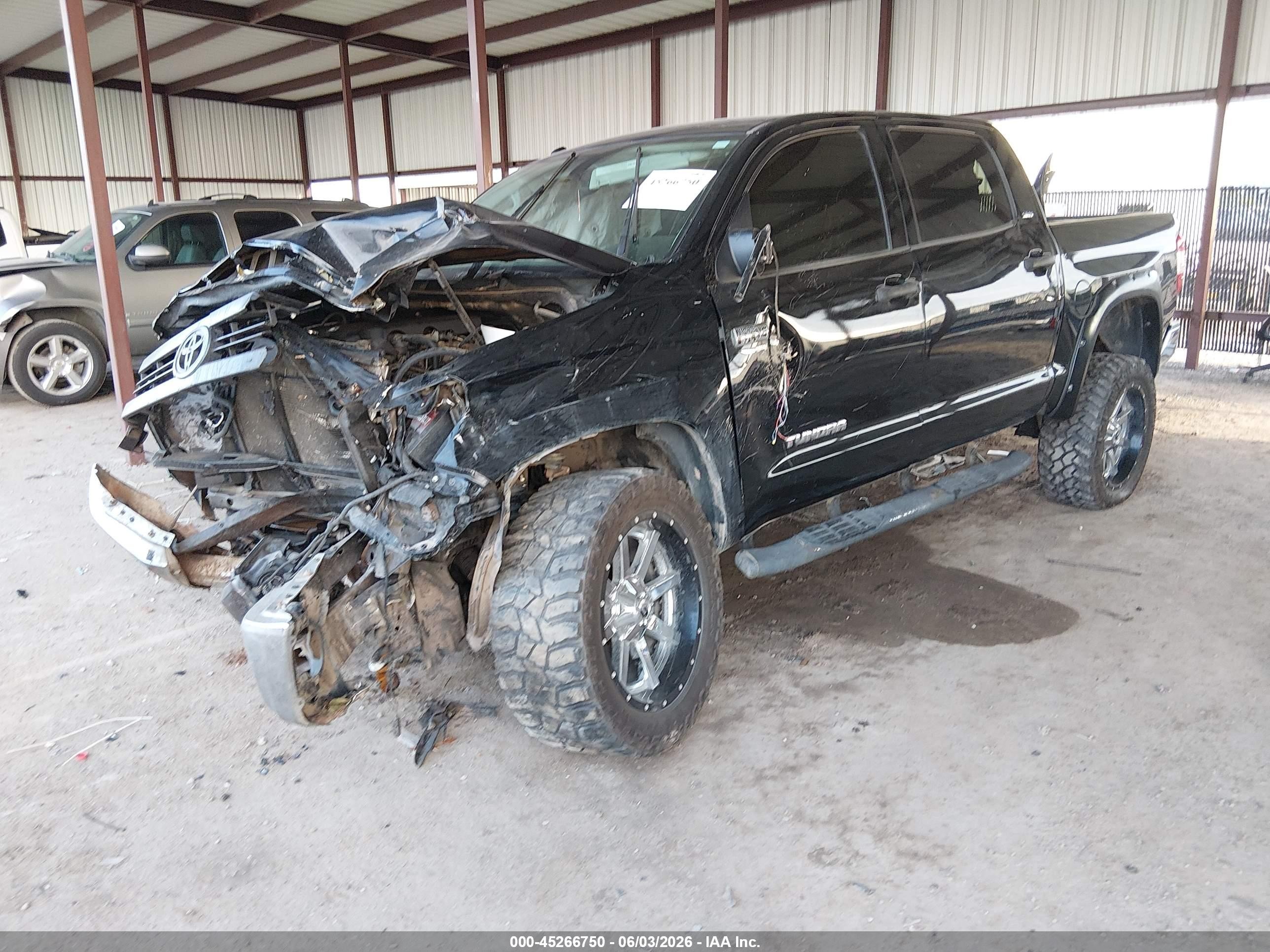2015 Toyota Tundra Sr5 5.7l V8 Black vin: 5TFDW5F16FX454654