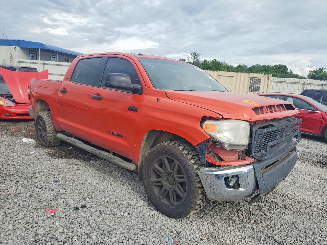 2017 Toyota Tundra Sr5 Orange vin: 5TFDW5F16HX663010