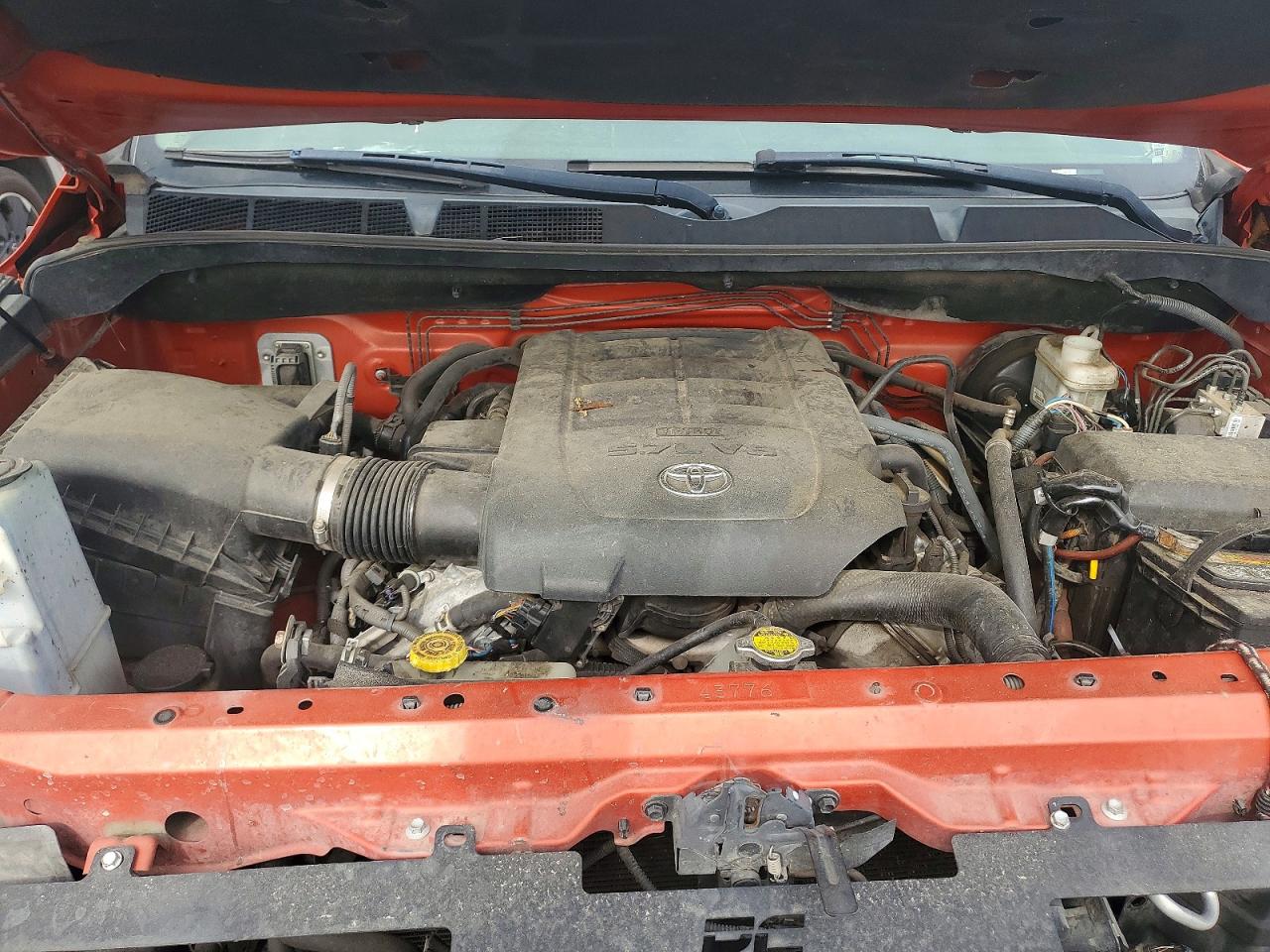 2017 Toyota Tundra Sr5 Orange vin: 5TFDW5F16HX663010