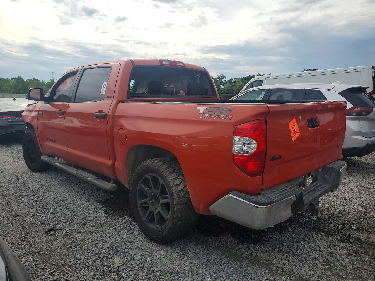 2017 Toyota Tundra Sr5 Orange vin: 5TFDW5F16HX663010