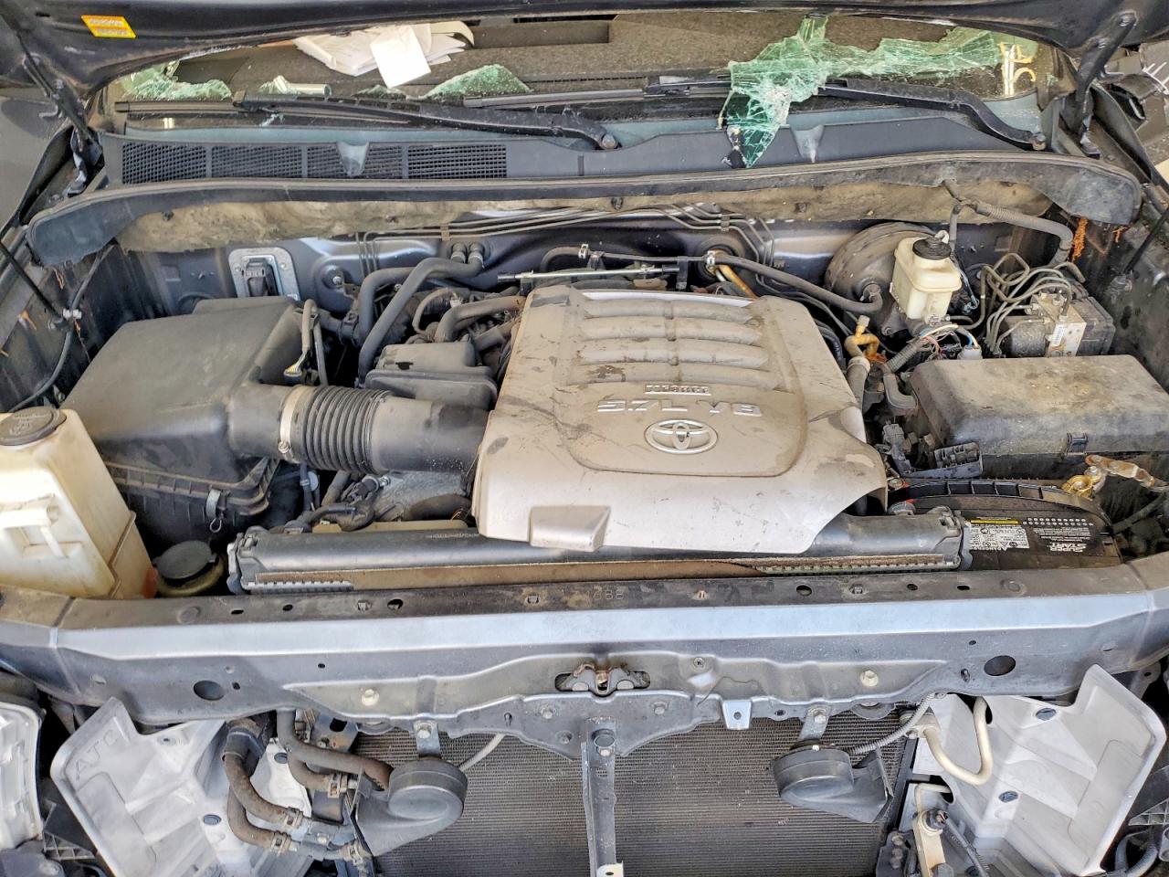 2010 Toyota Tundra Crewmax Sr5 Charcoal vin: 5TFDW5F17AX144389