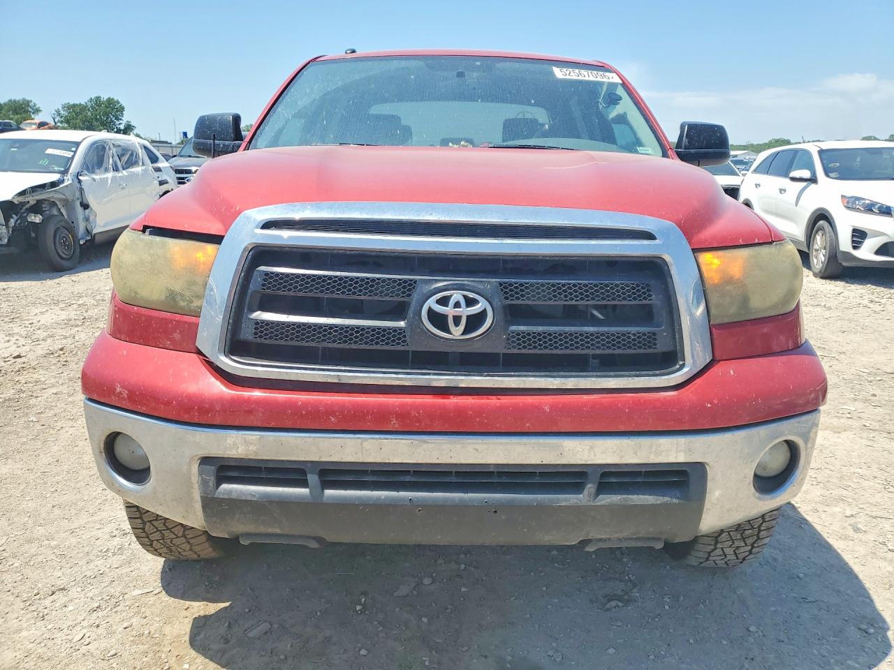 2011 Toyota Tundra Crewmax Sr5 Maroon vin: 5TFDW5F17BX193402