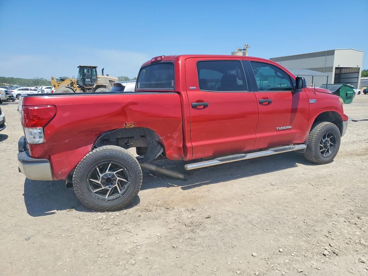 2011 Toyota Tundra Crewmax Sr5 Maroon vin: 5TFDW5F17BX193402