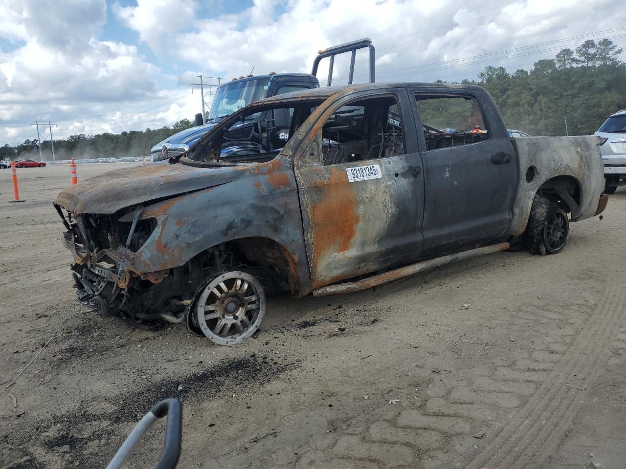 2012 Toyota Tundra Crewmax Sr5 Charcoal vin: 5TFDW5F17CX229252