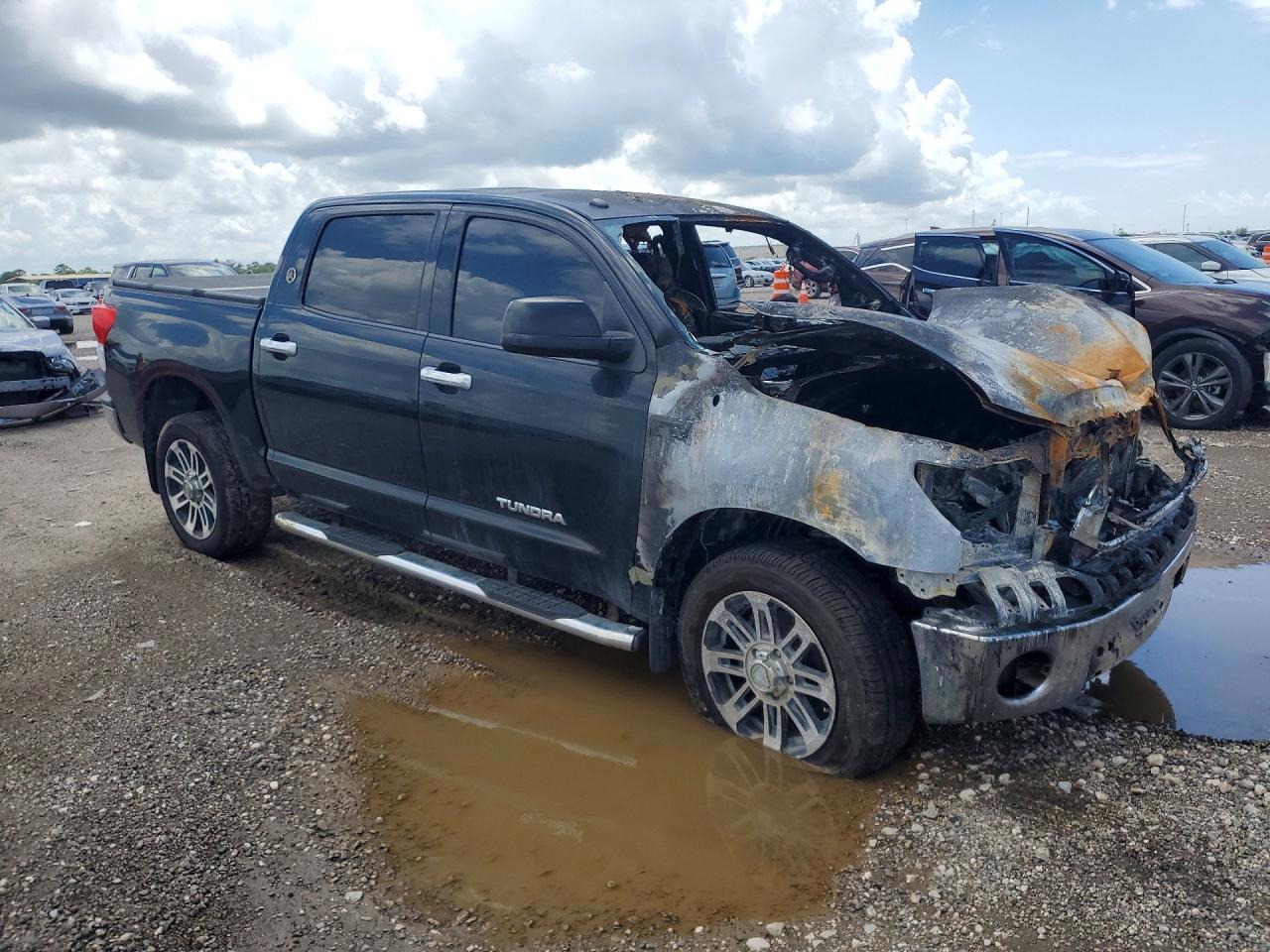2012 Toyota Tundra Crewmax Sr5 Black vin: 5TFDW5F17CX252272