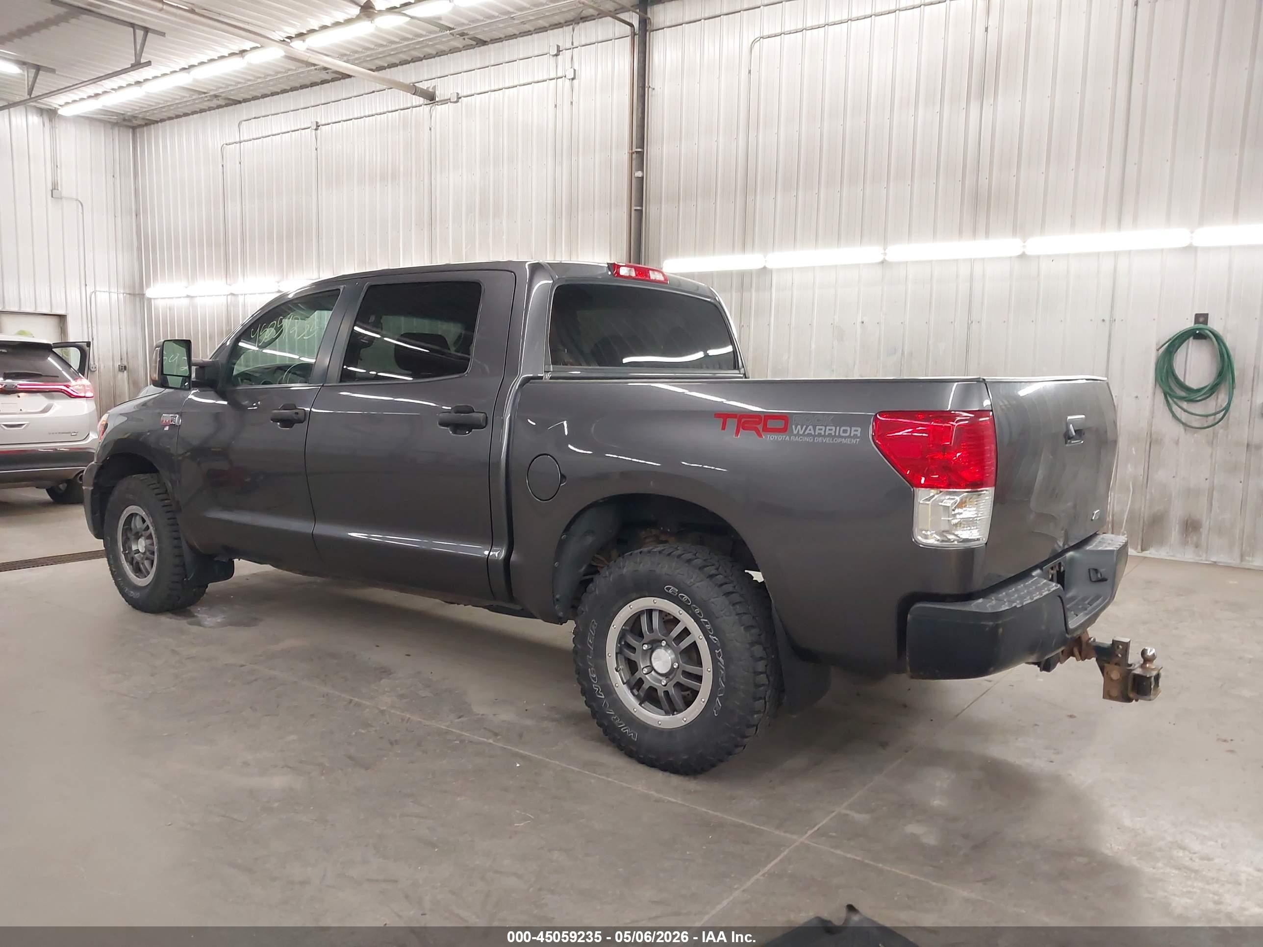 2013 Toyota Tundra Grade 5.7l V8 Gray vin: 5TFDW5F17DX299836