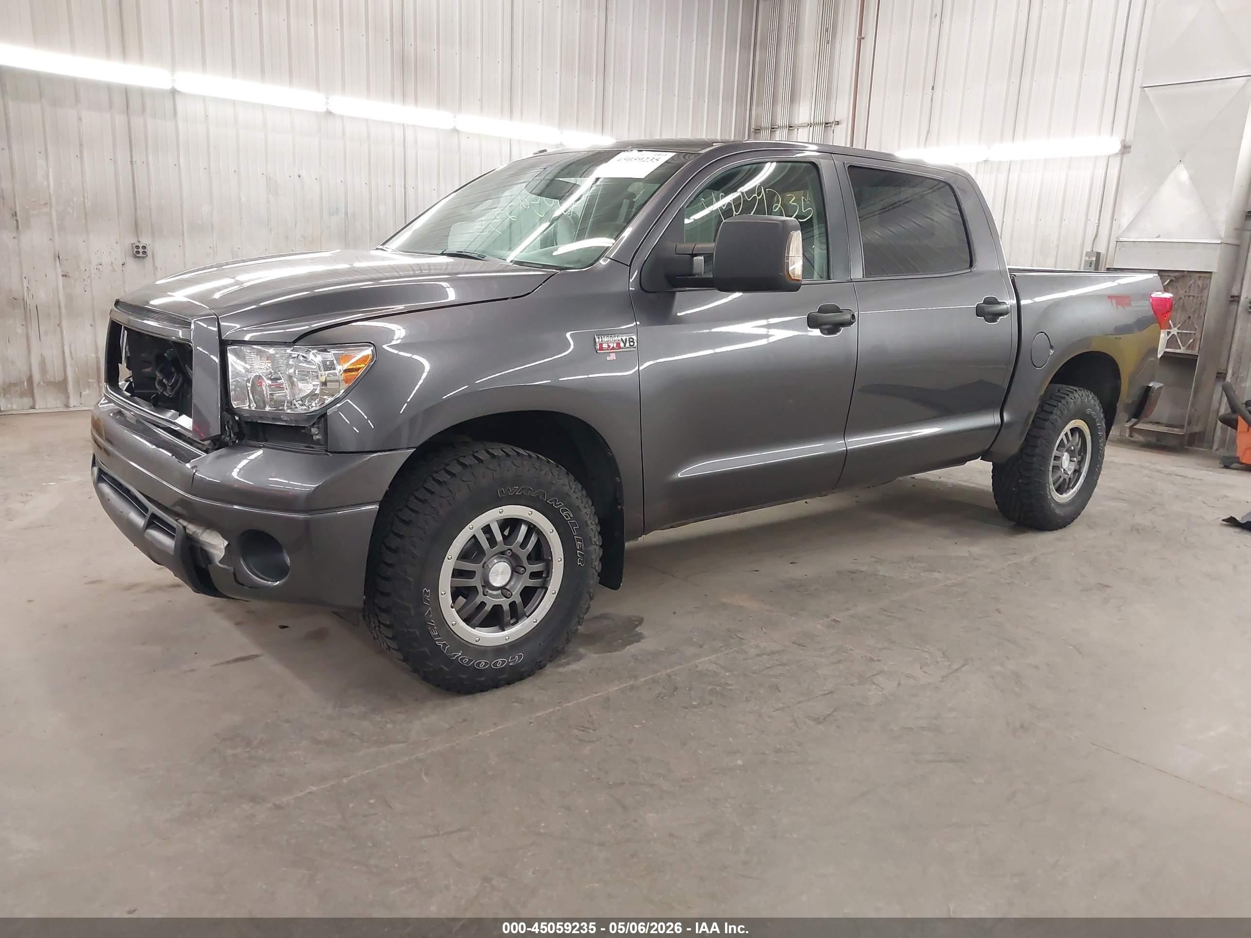 2013 Toyota Tundra Grade 5.7l V8 Gray vin: 5TFDW5F17DX299836
