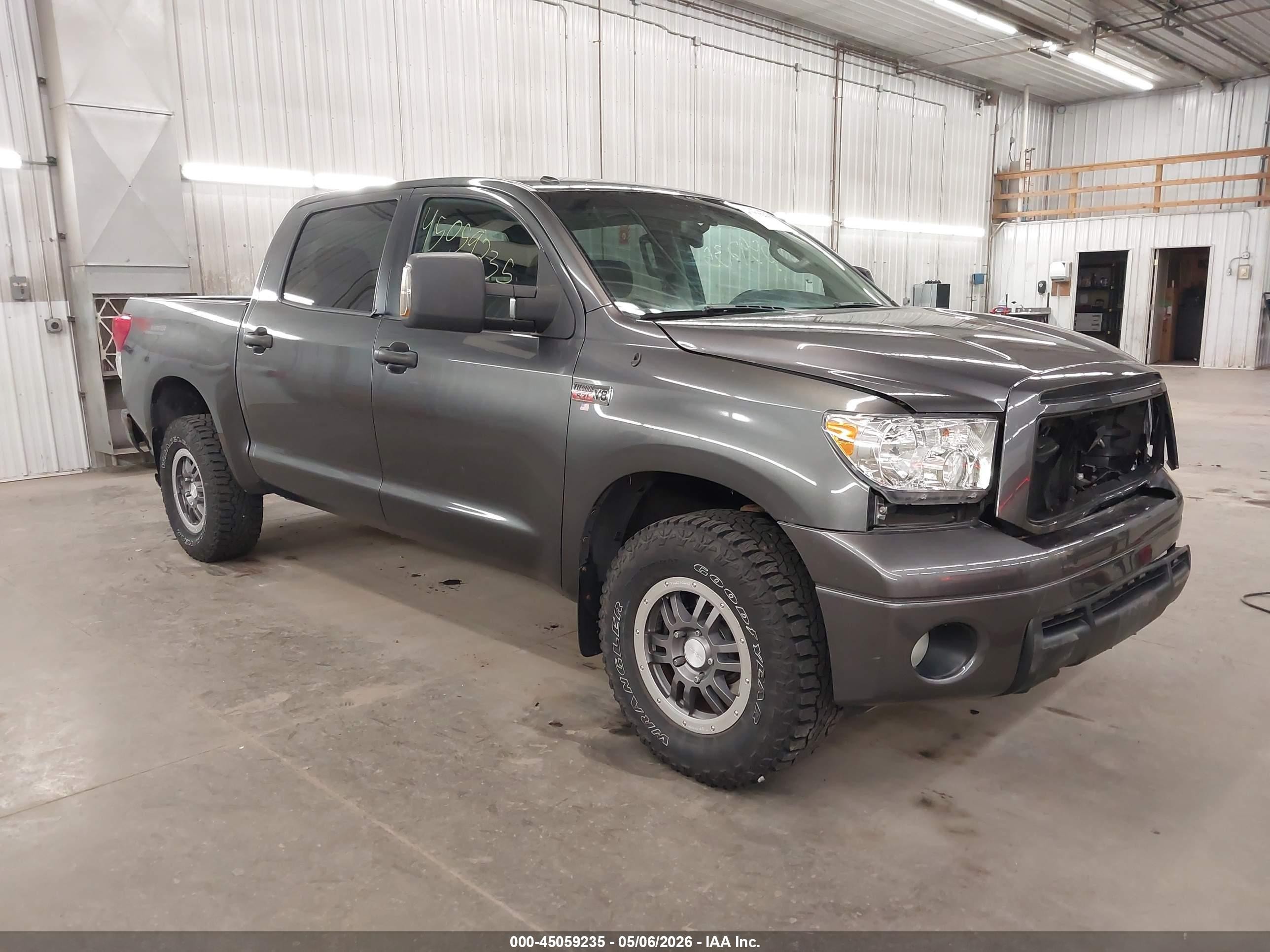 2013 Toyota Tundra Grade 5.7l V8 Gray vin: 5TFDW5F17DX299836