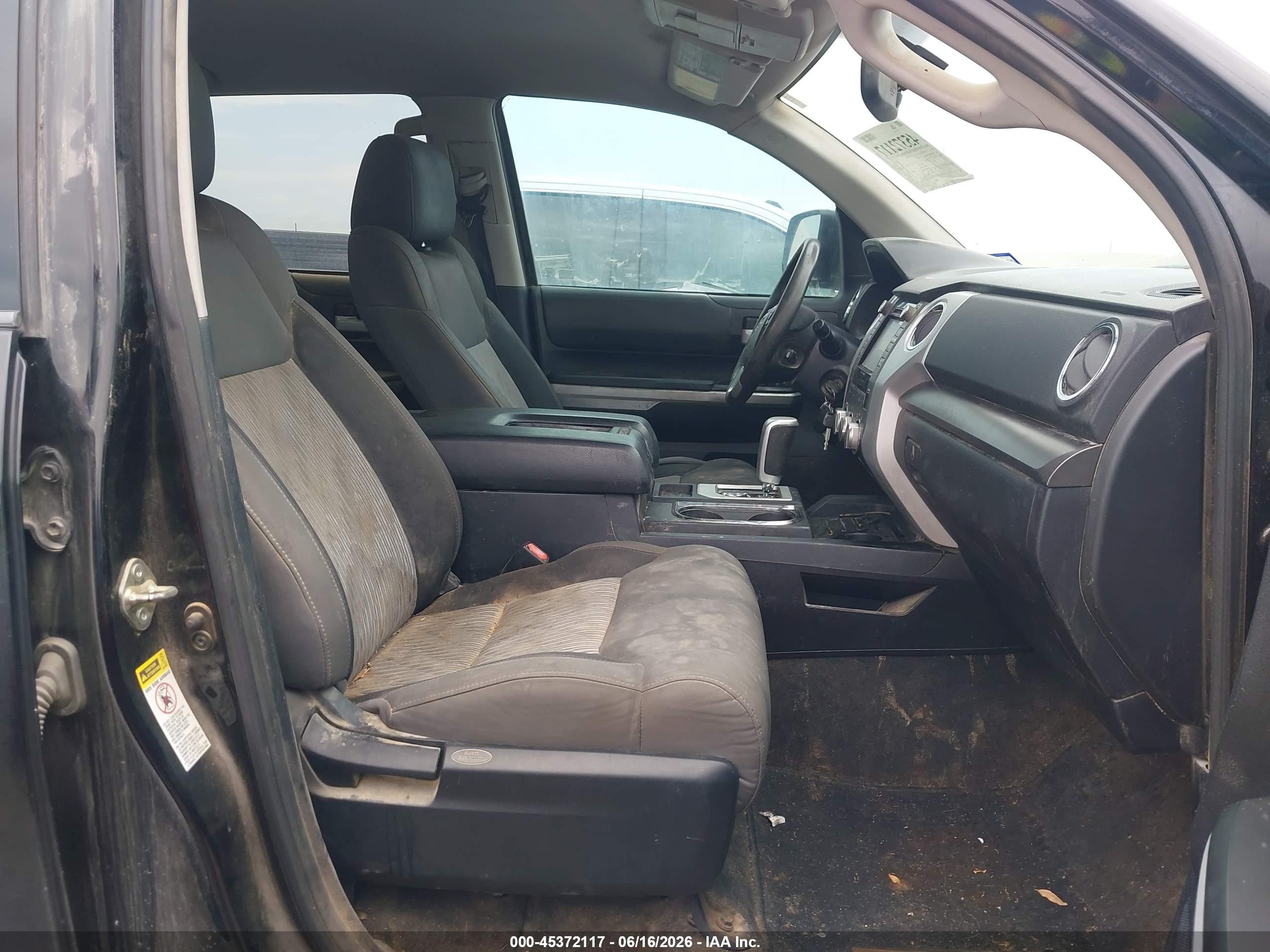 2014 Toyota Tundra Sr5 5.7l V8 Черный vin: 5TFDW5F17EX387951