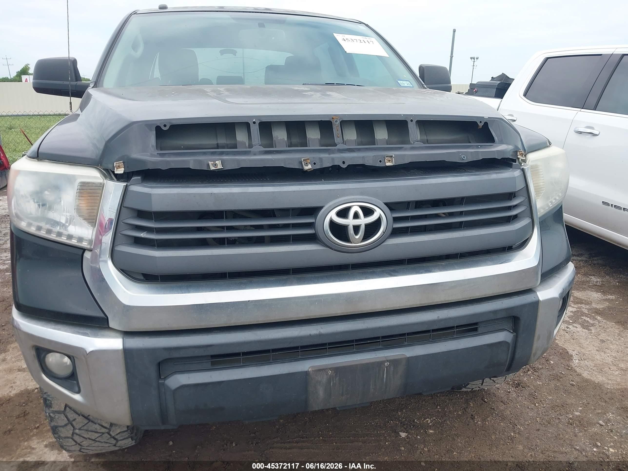 2014 Toyota Tundra Sr5 5.7l V8 Черный vin: 5TFDW5F17EX387951