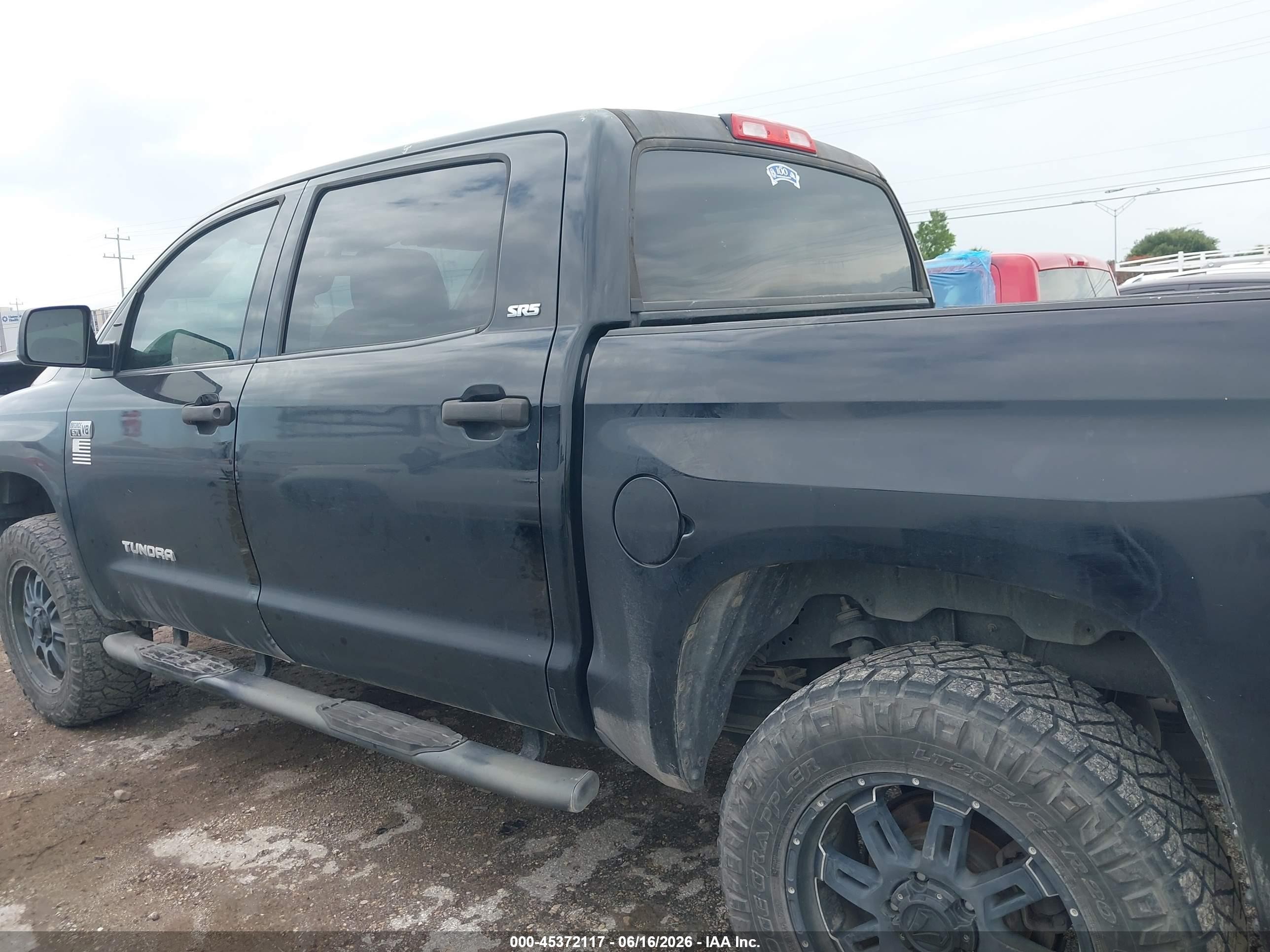 2014 Toyota Tundra Sr5 5.7l V8 Черный vin: 5TFDW5F17EX387951