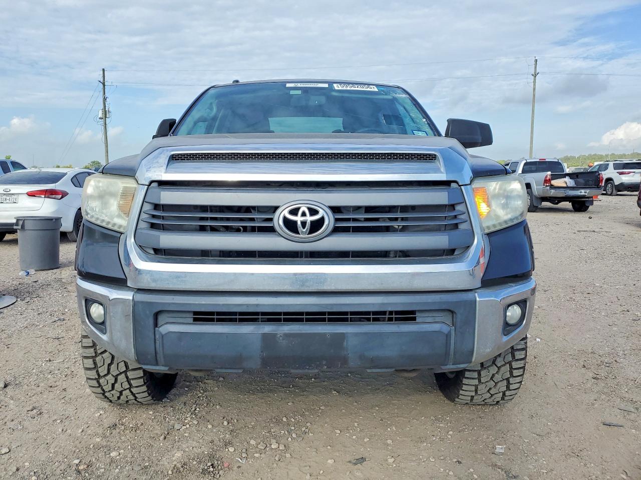 2014 Toyota Tundra Crewmax Sr5 Black vin: 5TFDW5F17EX388582