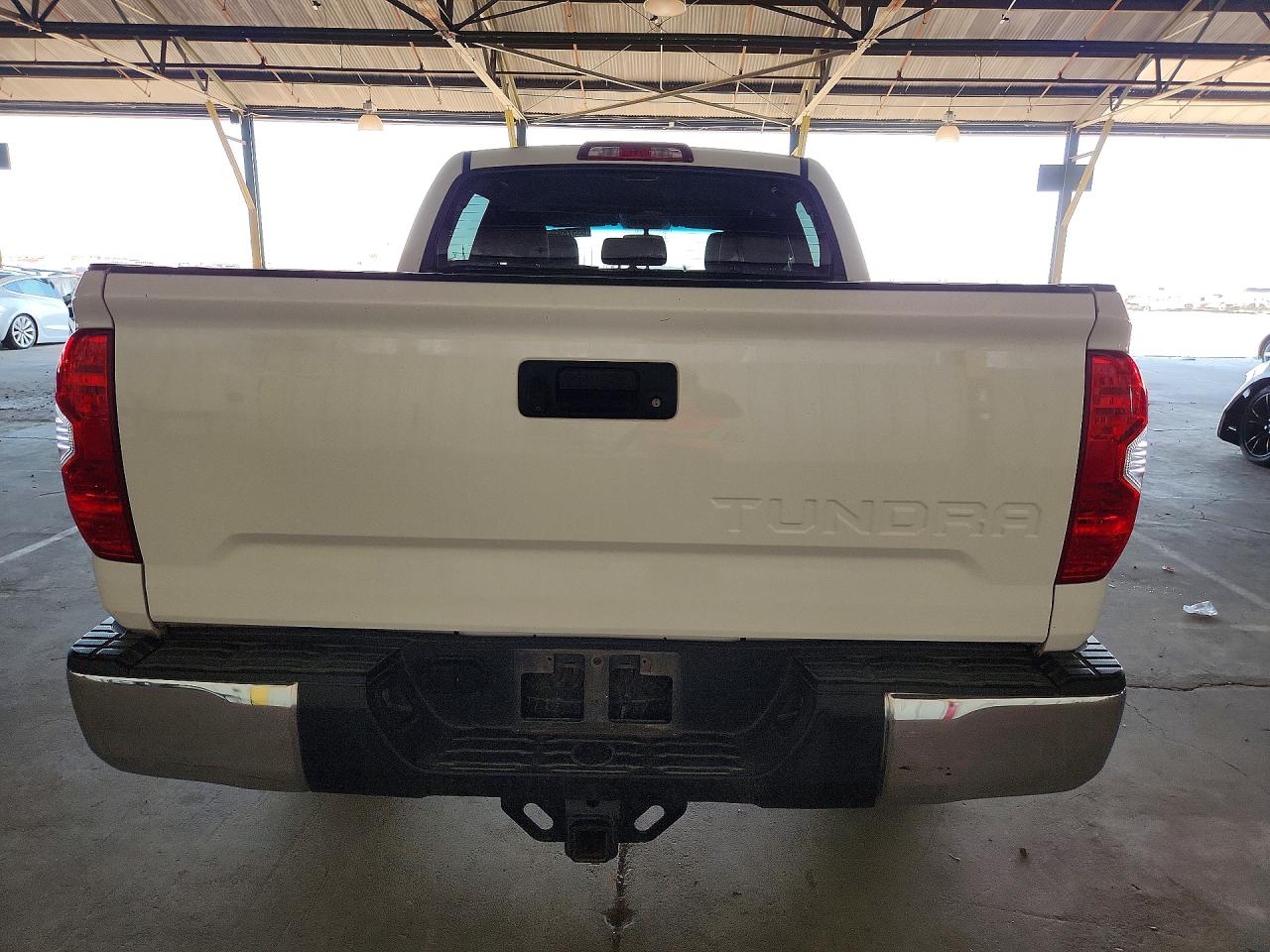 2015 Toyota Tundra Sr5 White vin: 5TFDW5F17FX460835