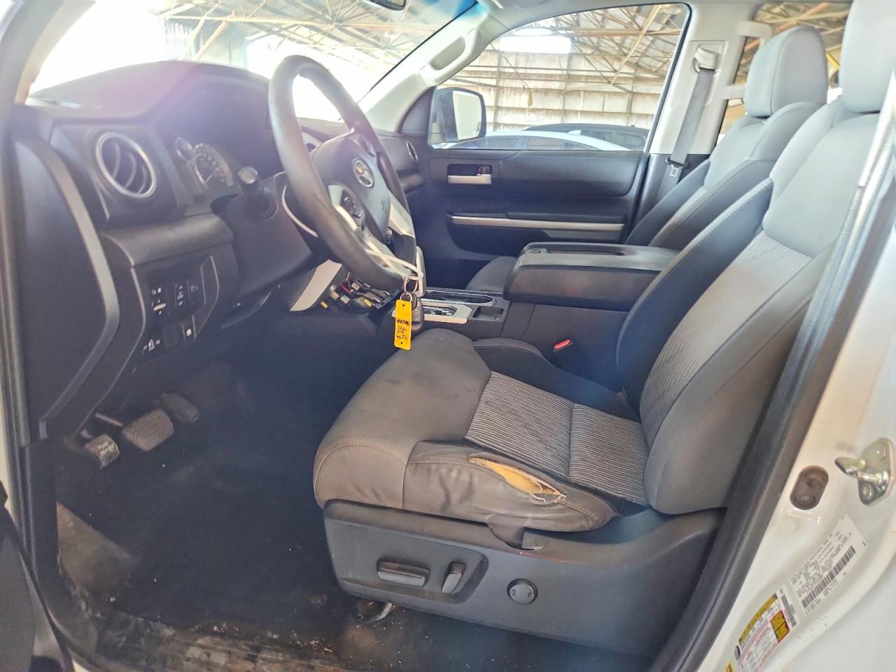 2015 Toyota Tundra Sr5 White vin: 5TFDW5F17FX460835