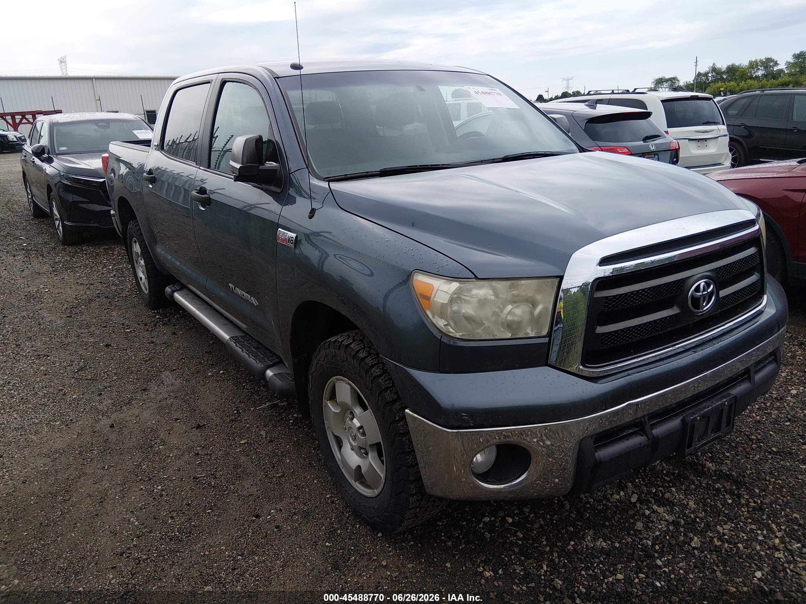 2010 Toyota Tundra Grade 5.7l V8 Blue vin: 5TFDW5F18AX144515