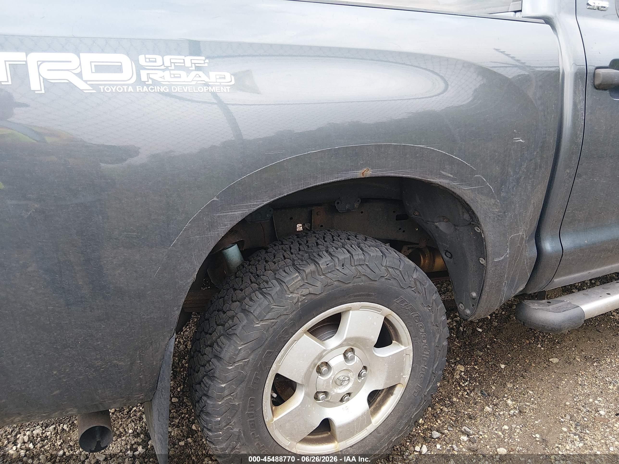 2010 Toyota Tundra Grade 5.7l V8 Blue vin: 5TFDW5F18AX144515