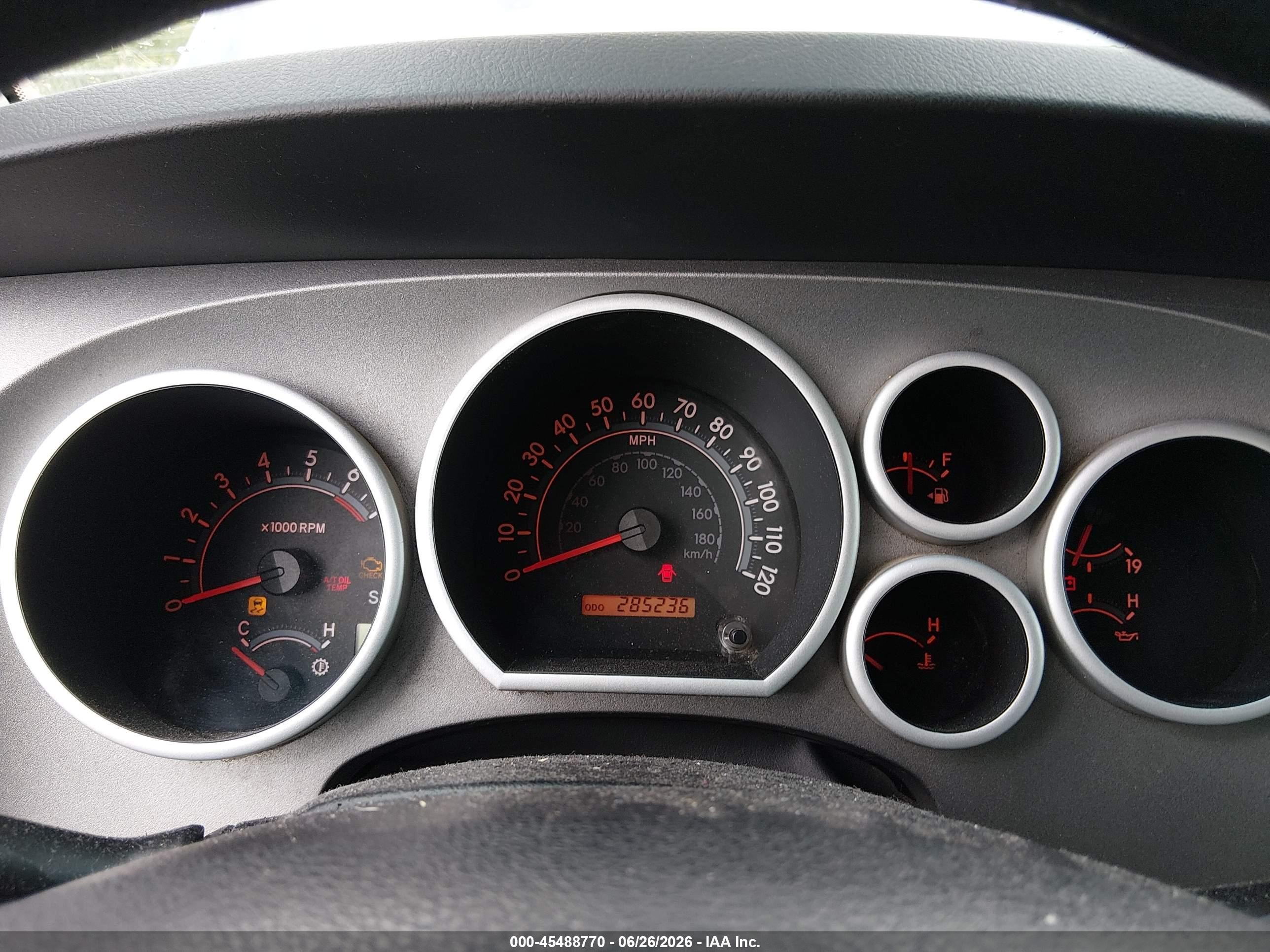 2010 Toyota Tundra Grade 5.7l V8 Blue vin: 5TFDW5F18AX144515