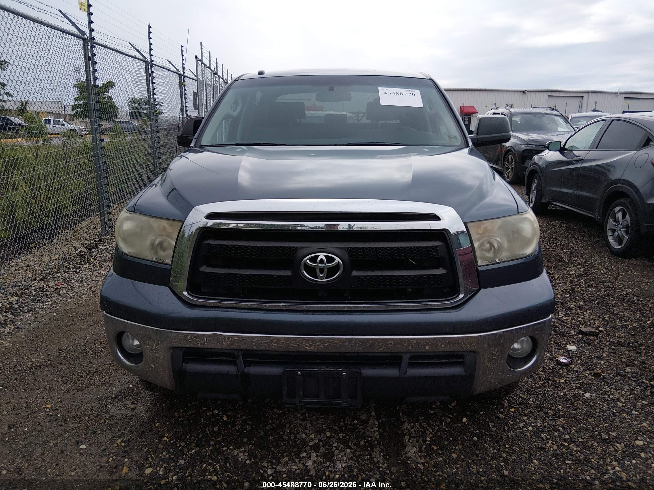 2010 Toyota Tundra Grade 5.7l V8 Blue vin: 5TFDW5F18AX144515