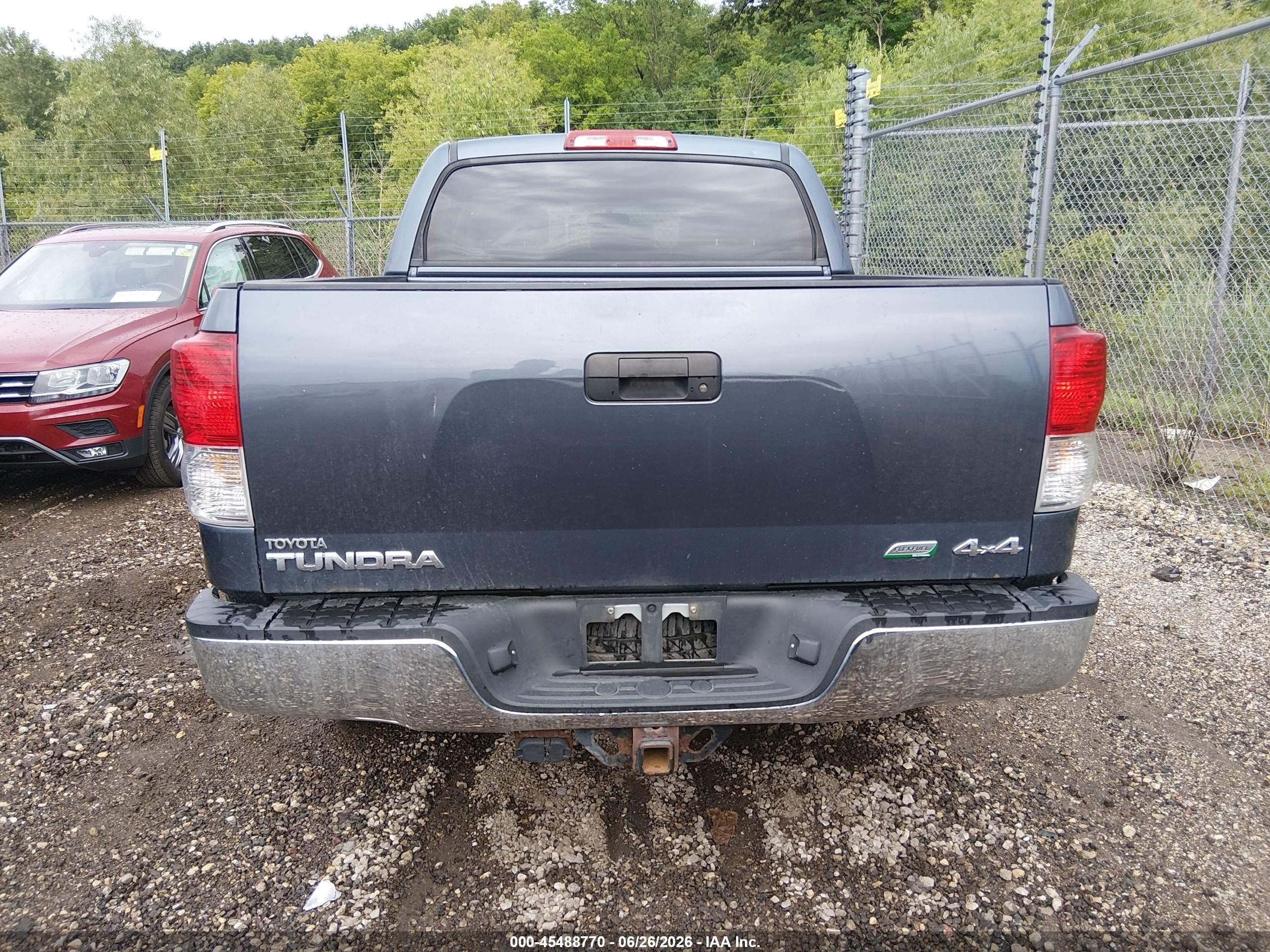 2010 Toyota Tundra Grade 5.7l V8 Blue vin: 5TFDW5F18AX144515
