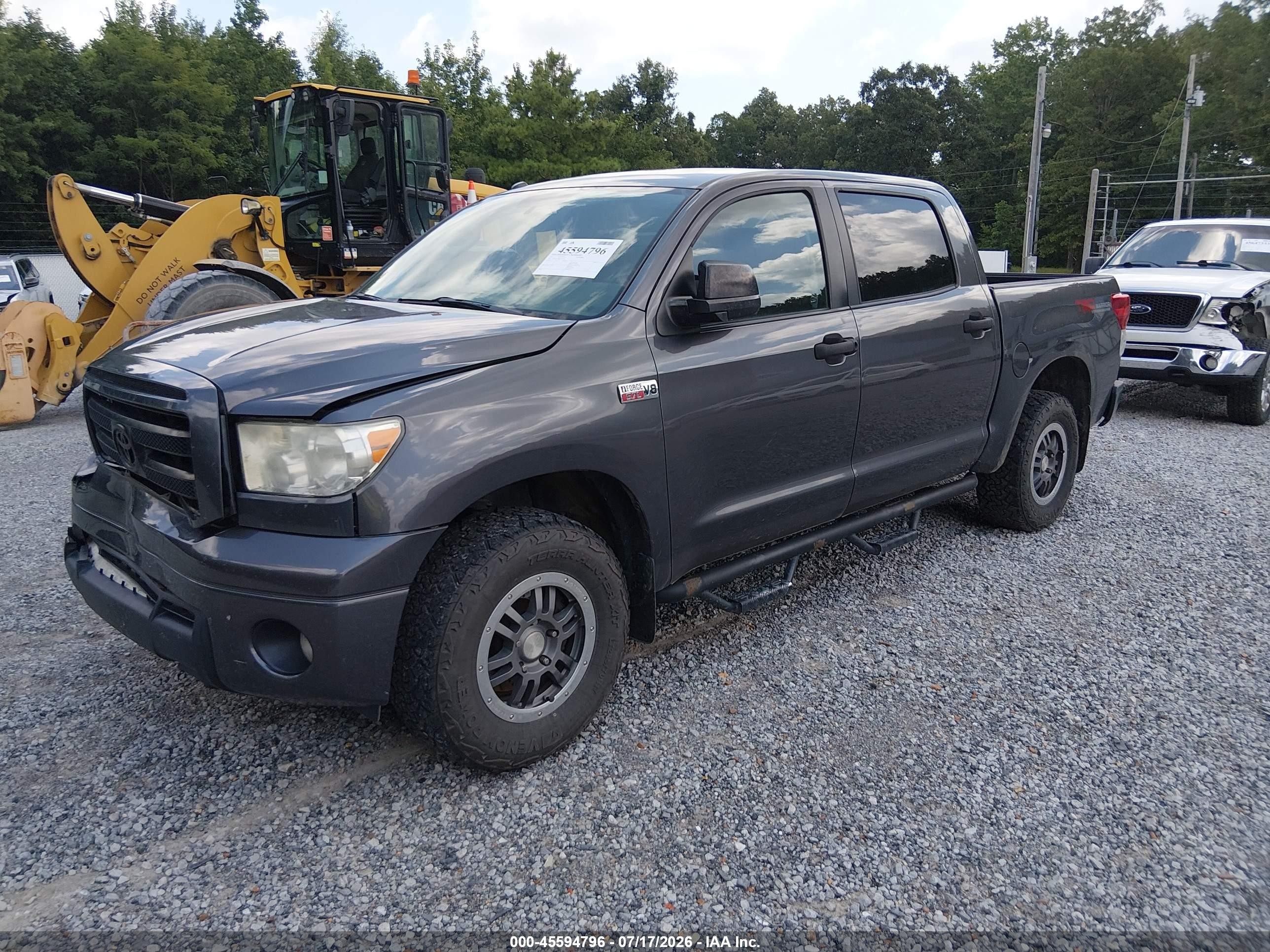 2011 Toyota Tundra Grade 5.7l V8 Gray vin: 5TFDW5F18BX199239