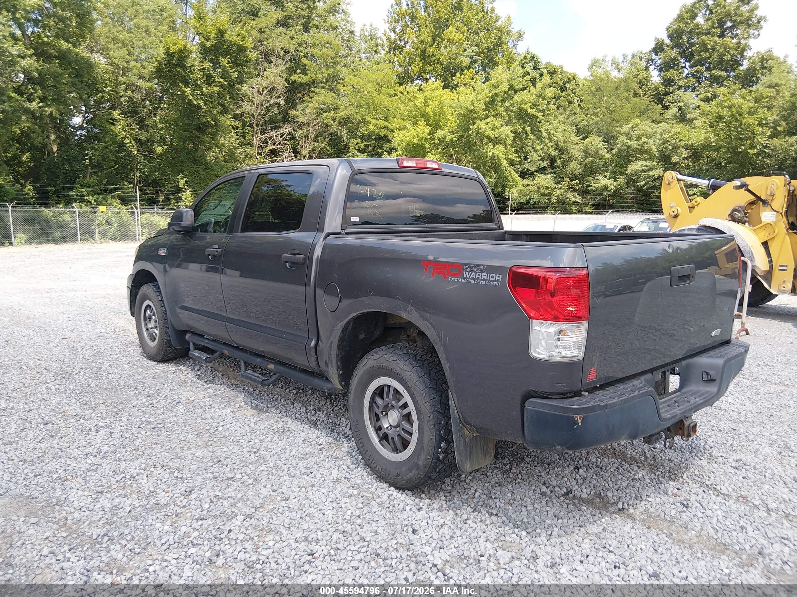 2011 Toyota Tundra Grade 5.7l V8 Gray vin: 5TFDW5F18BX199239