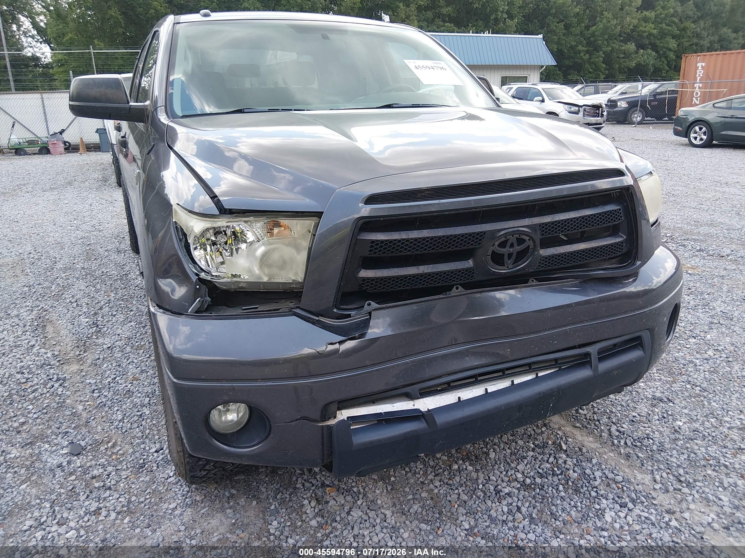 2011 Toyota Tundra Grade 5.7l V8 Gray vin: 5TFDW5F18BX199239